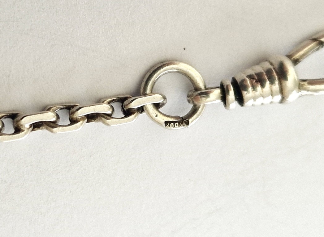 Long Necklace Chain Pendant Watch Chain 800 Silver Z524
