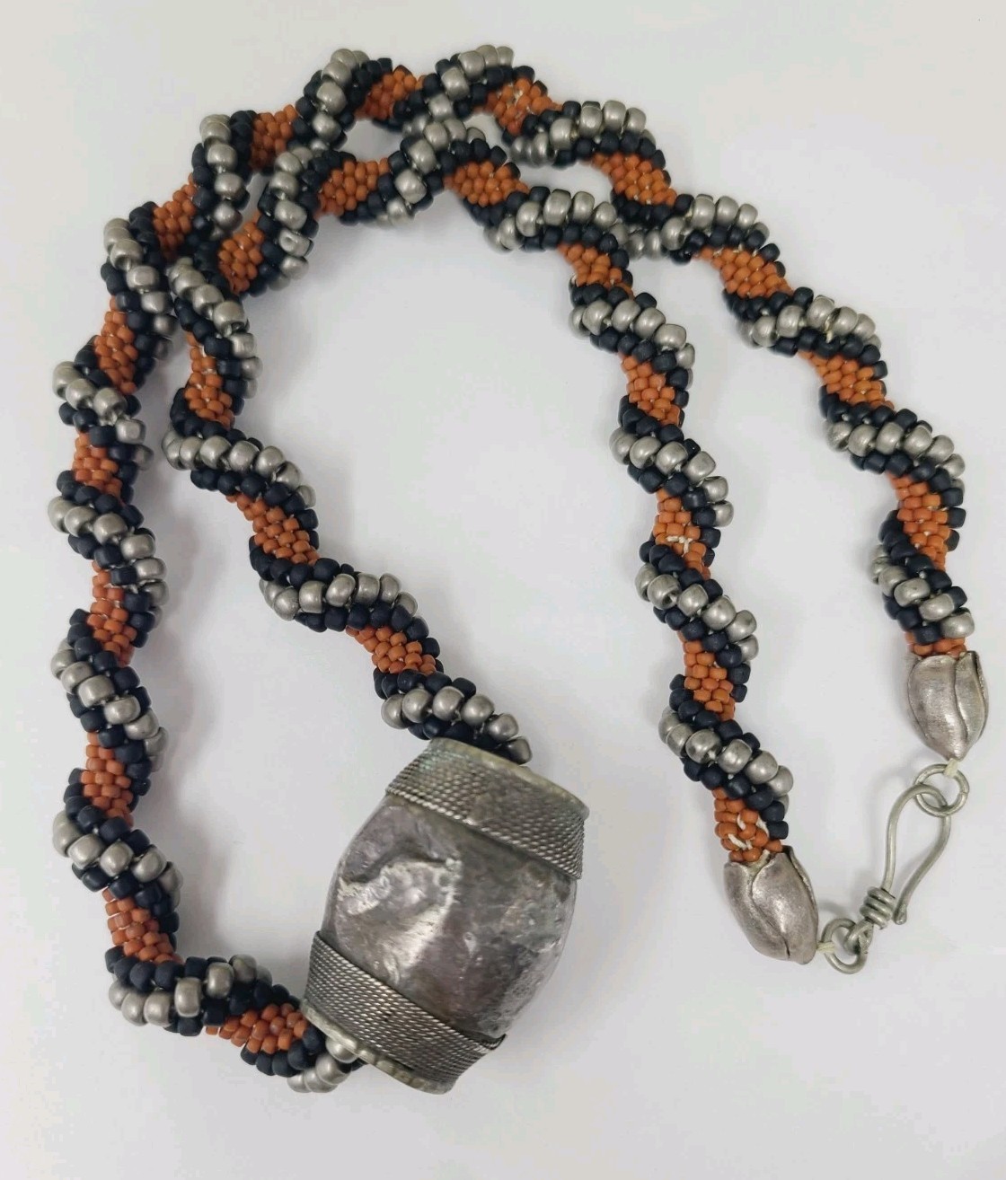 Antique Yemeni Ethnic Bedouin Bead Necklace Glass Beads Yemen African Trade