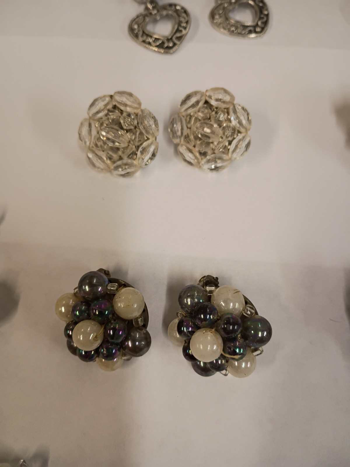 Women’s Vintage Clip-On Earrings 21 Pairs