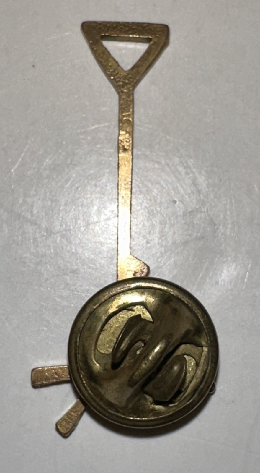 Vintage Cowboy Western Hat Lapel Pin Branding Iron Cowboy Hat WN