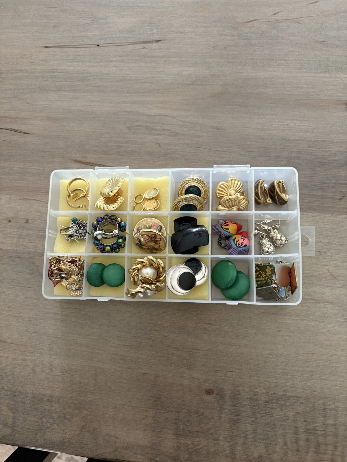 Vintage Assortment Of Earrings Lot Of 16