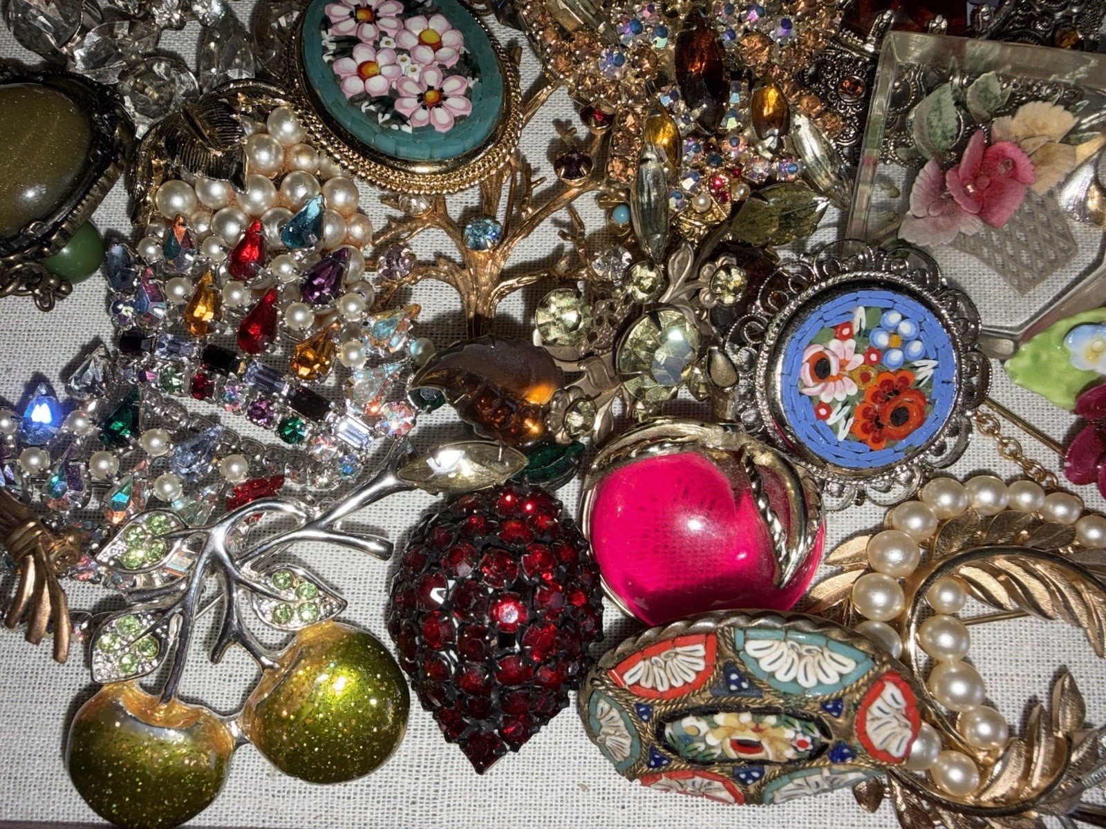 Vintage Jewelry Lot Trifari Bogoff Coro By David Warner Kramer Krementz Juliana