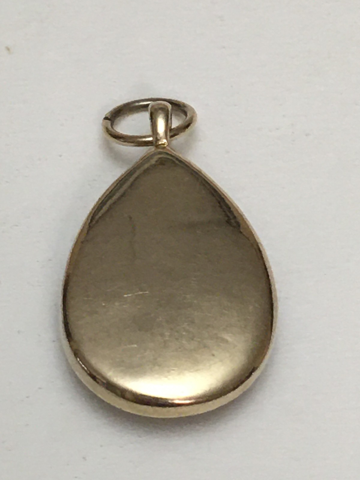 Tiger Eye Stone Pendant With Gold Tone