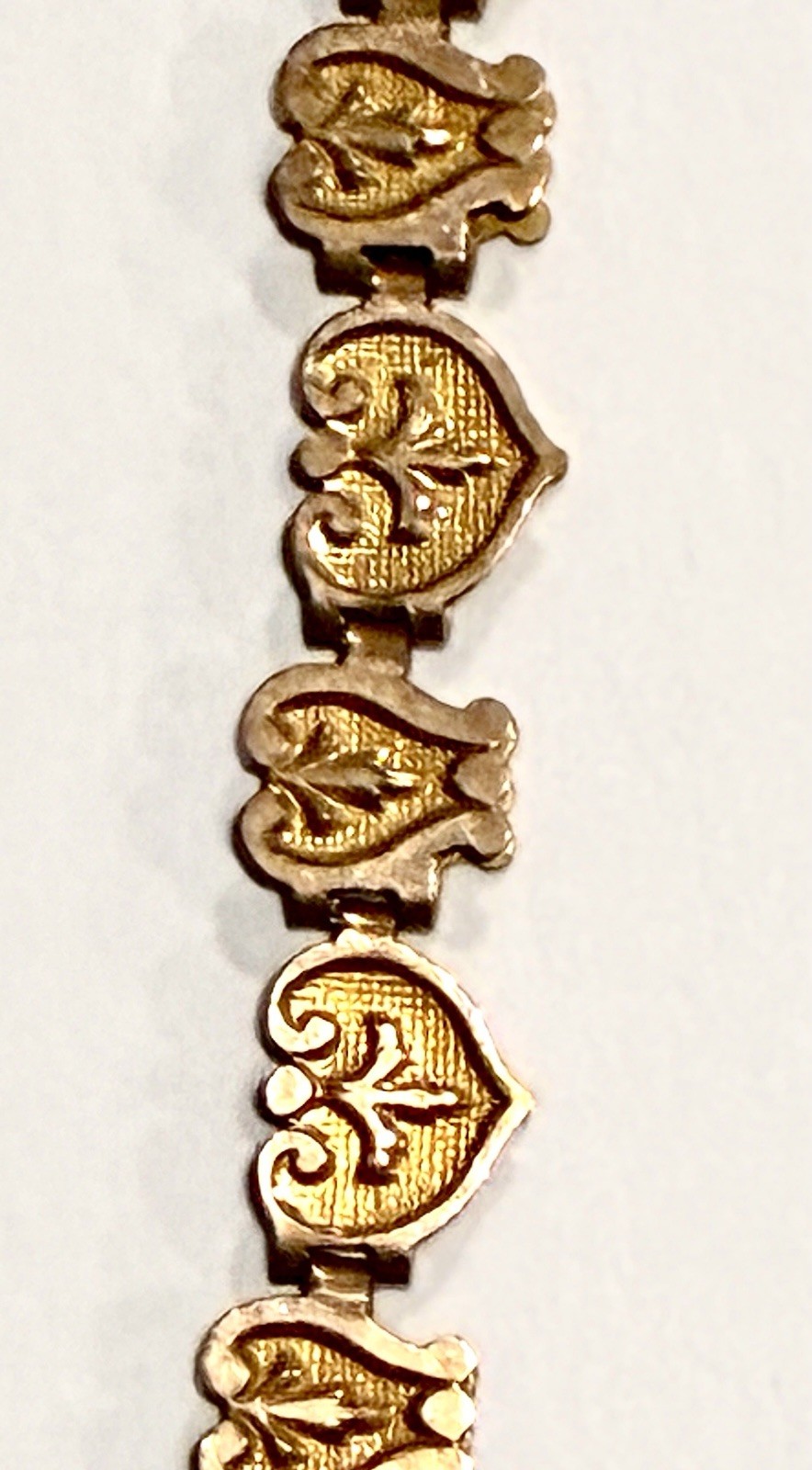 VICTORIAN GOLD Filled Book Chain Hard Stone CAMEO NECKLACE