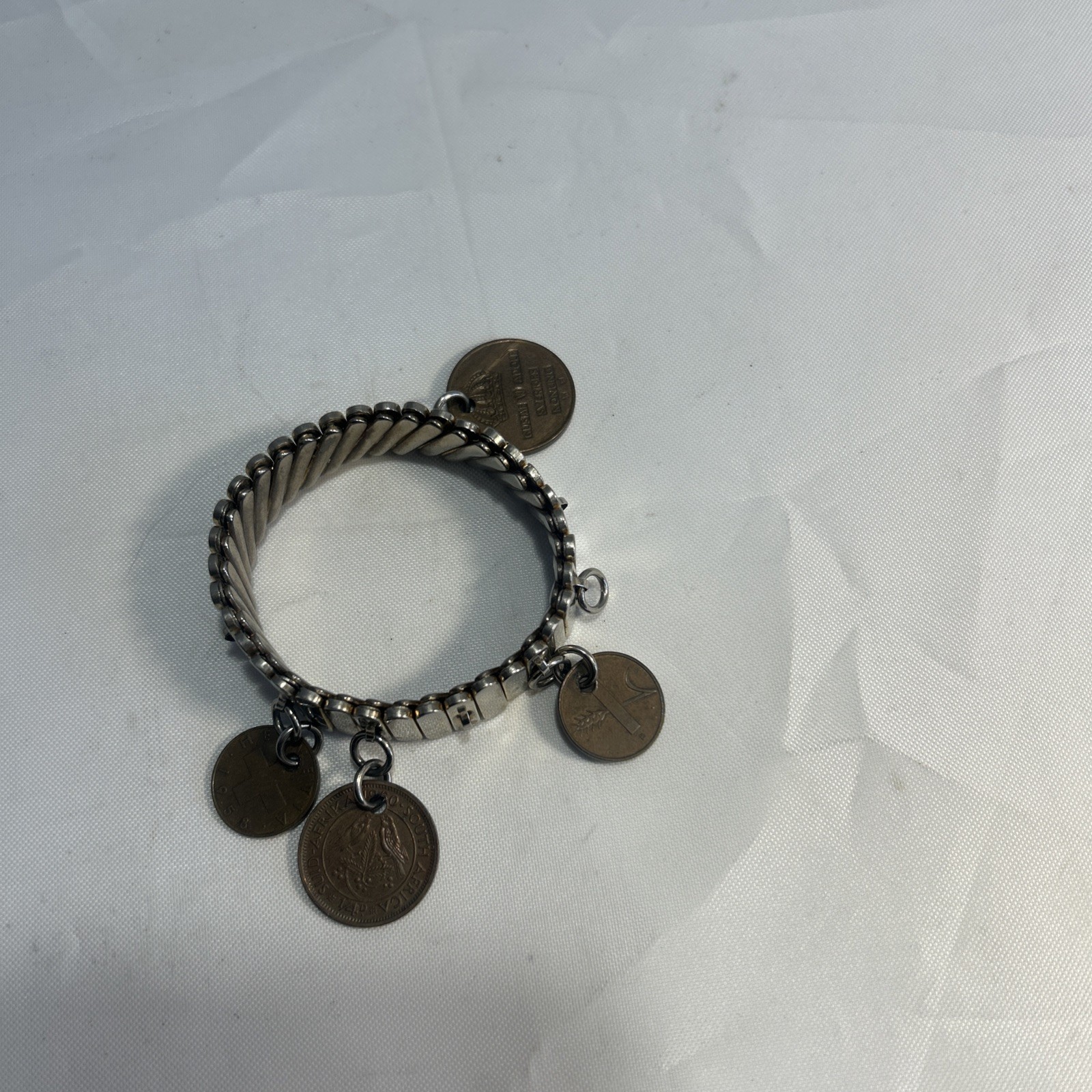 1958-59 Coin Charm Bracelet