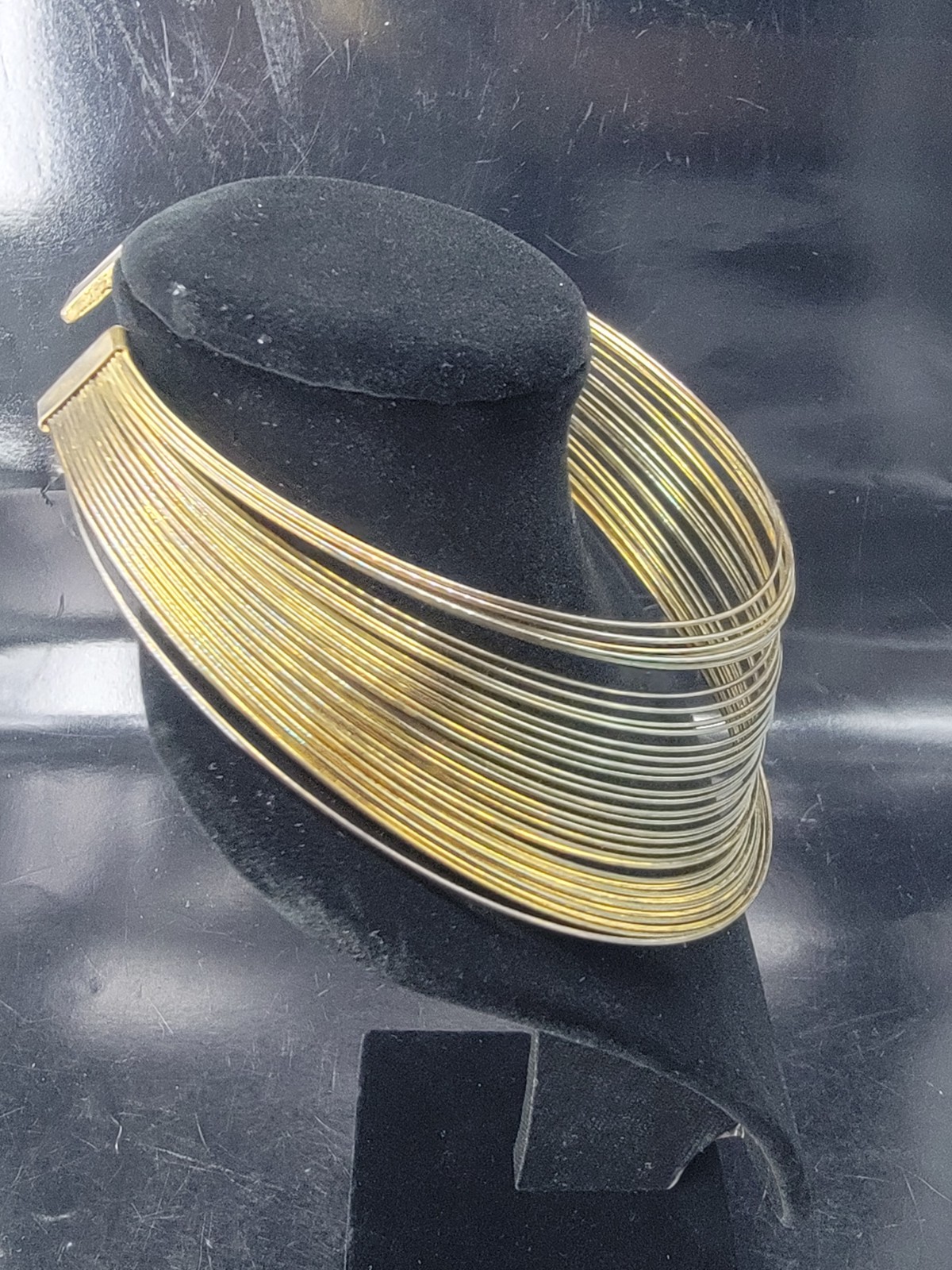 Vintage Wire Necklace/Choker 6″ Neck
