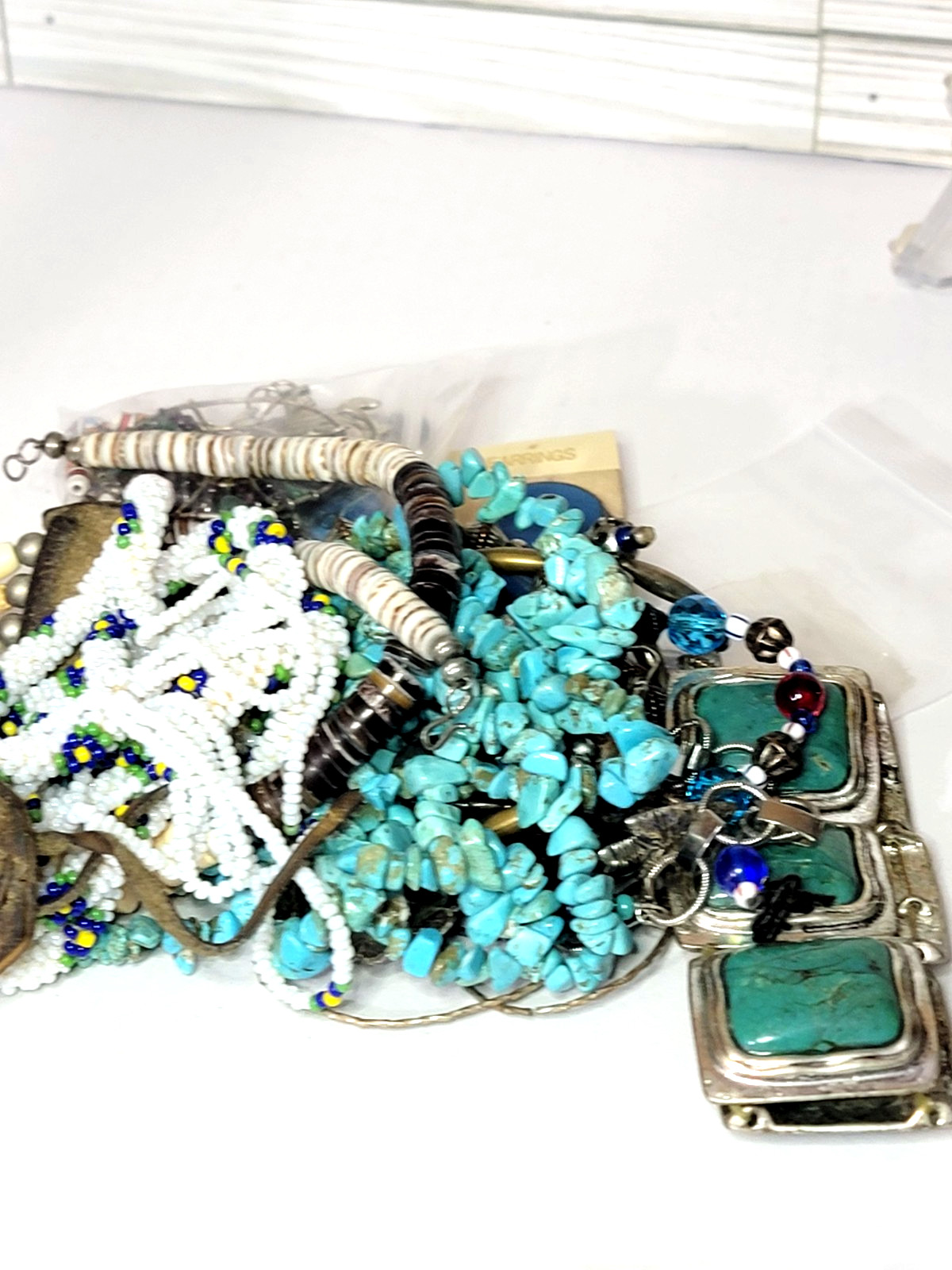 Modern Southwest Mixed Jewelry Lot Mixed BOHO Multicolor Recycle Parts Wear #3