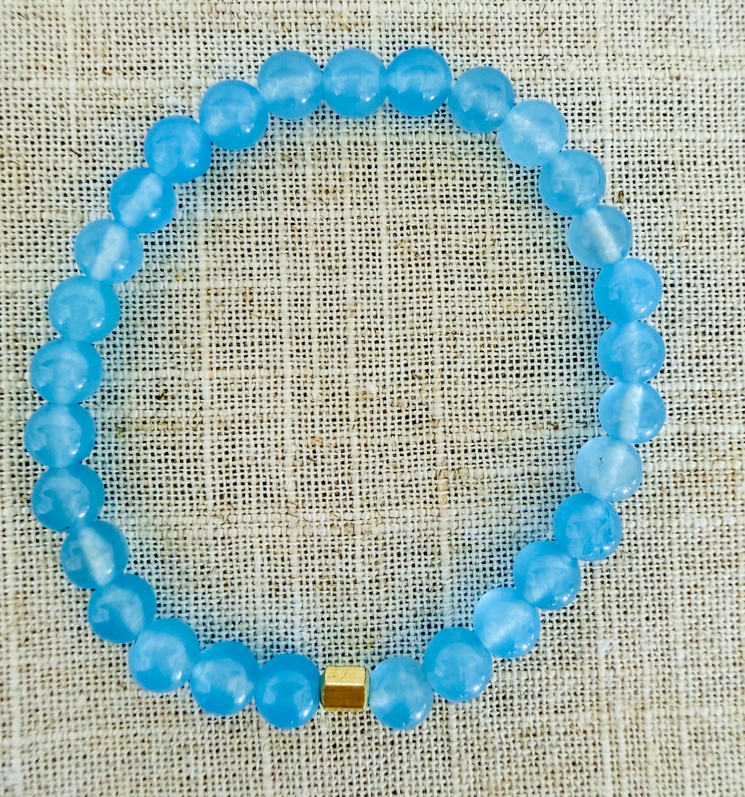 Natural Gemstone Bracelet Set Tiger Eye Amethyst Carnelia Jade Lapis