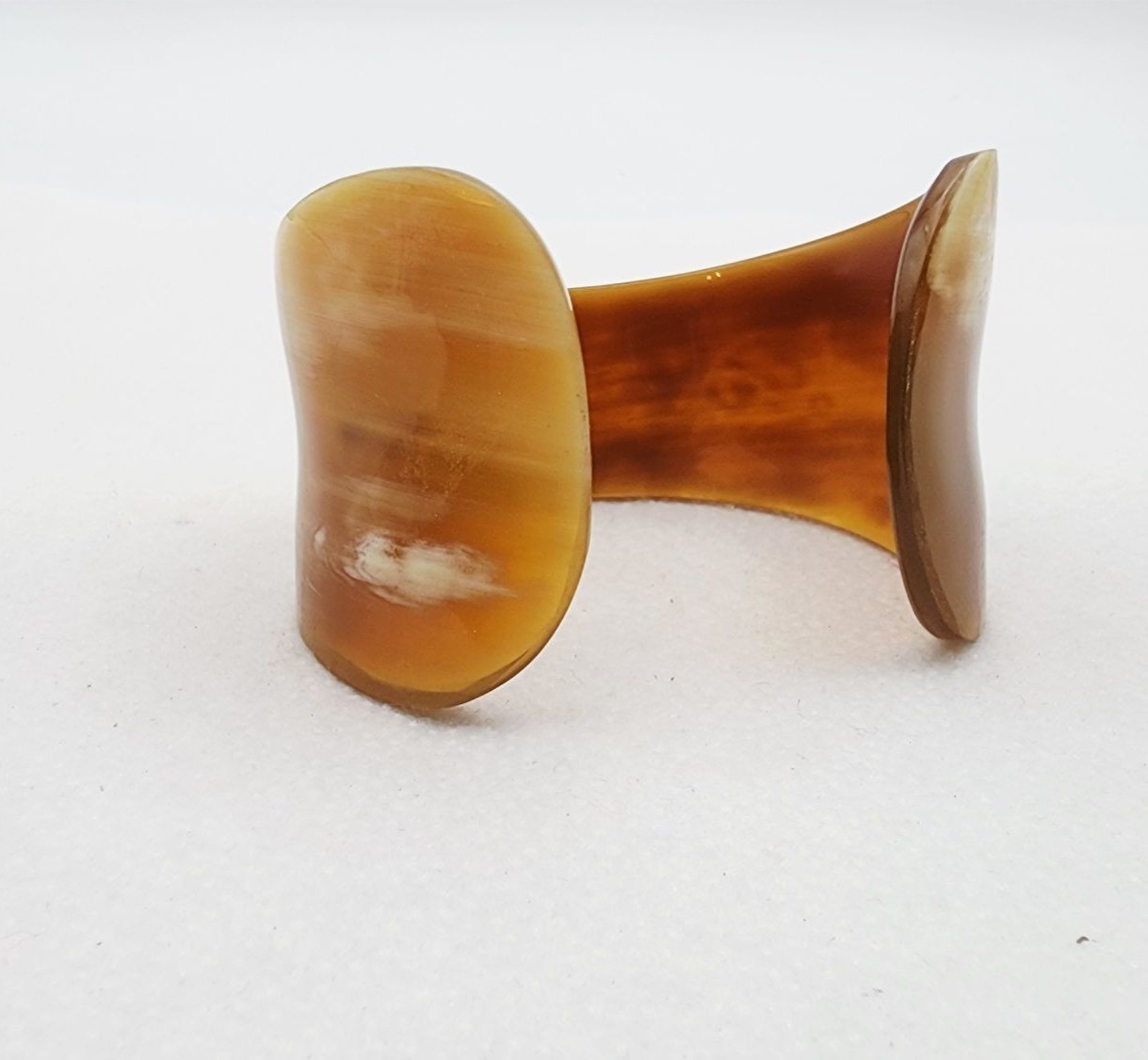 Vintage marble look acrylic resin cuff bracelet
