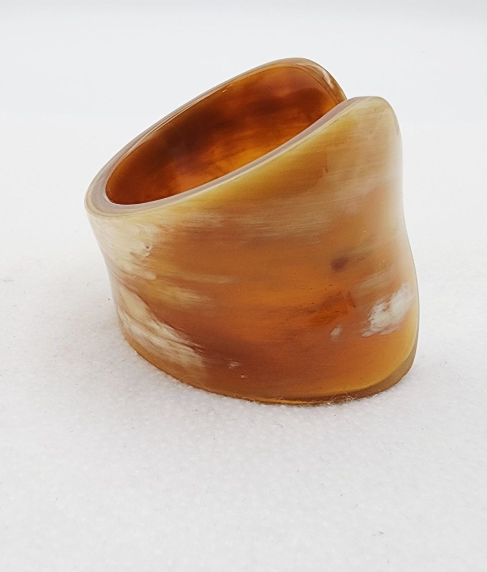 Vintage marble look acrylic resin cuff bracelet