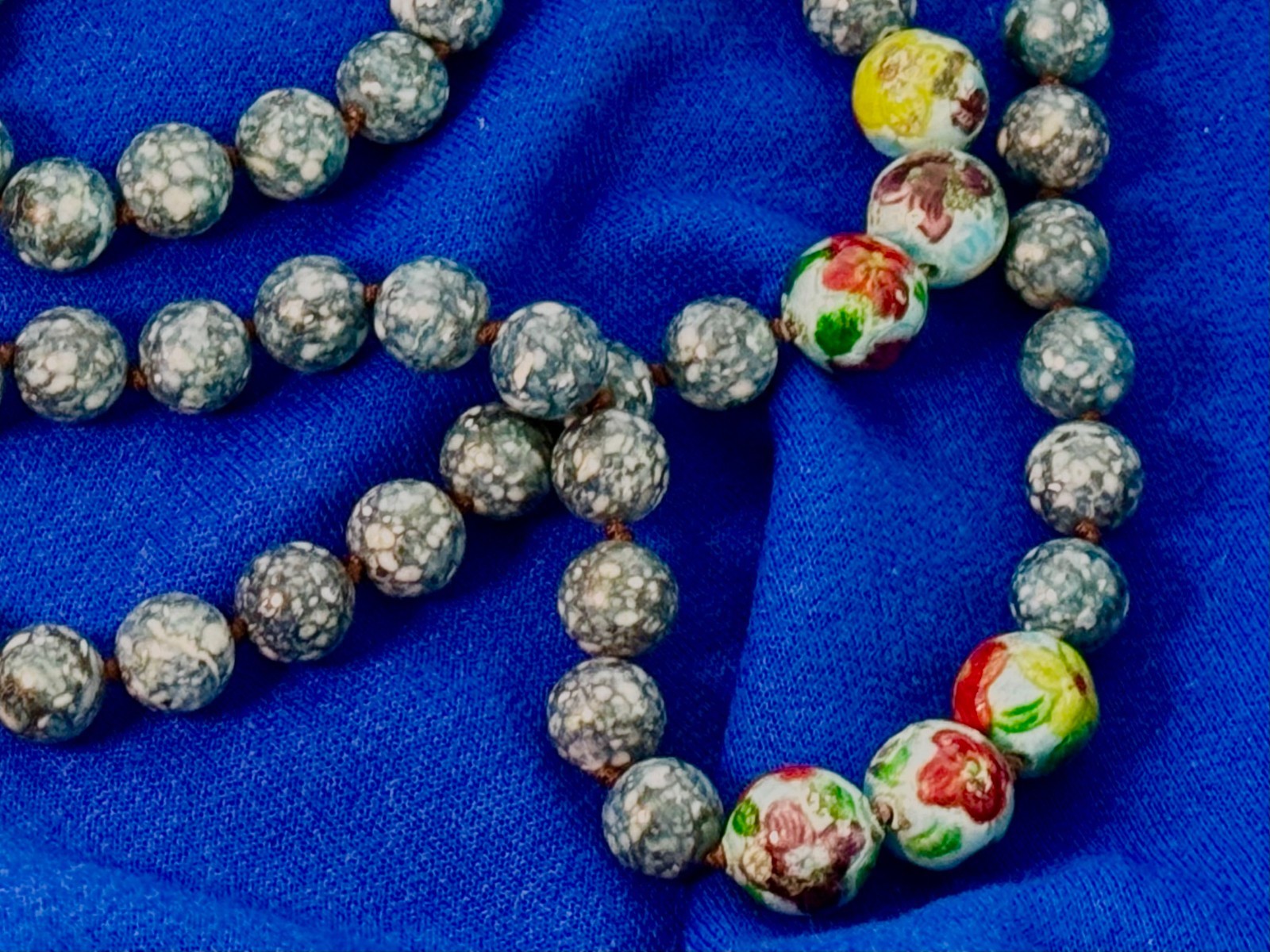 Vintage Chinese Turquoise Necklace. Rare, very unique. Family-owned piece-Taiwan