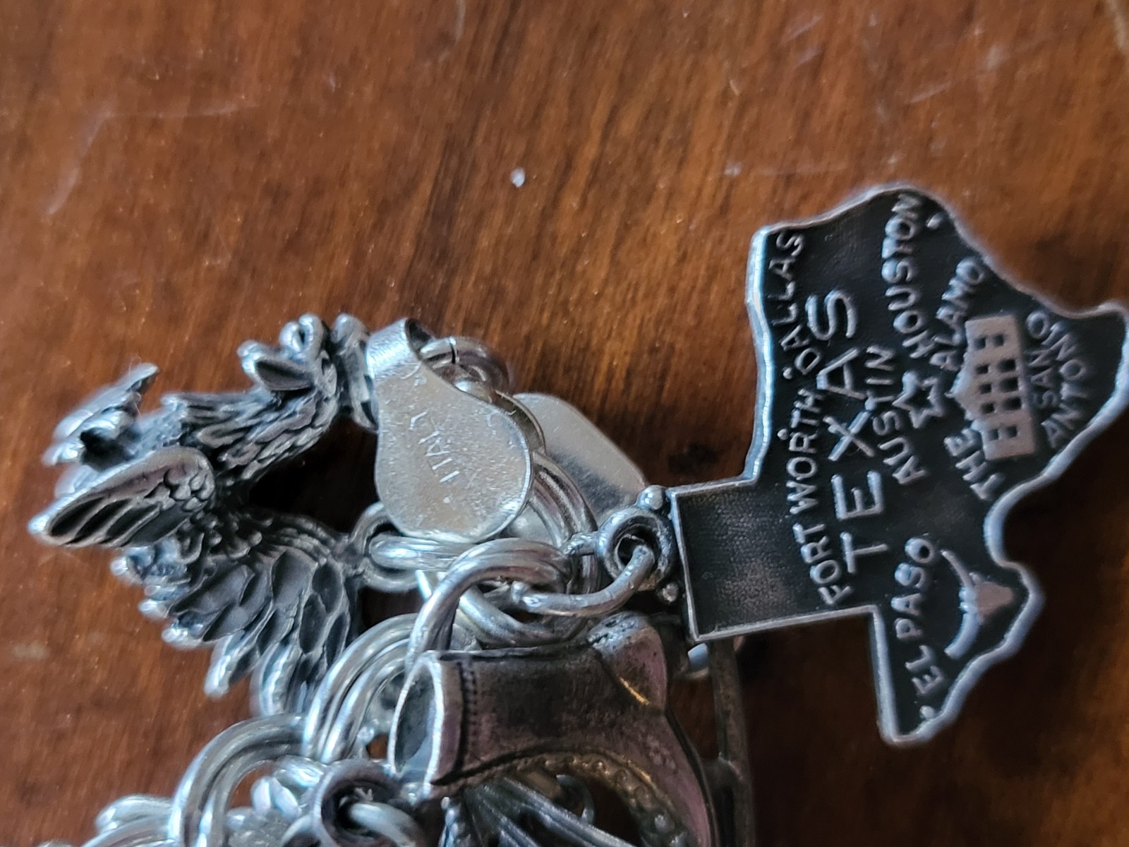 Vintage 925 Sterling Silver Loaded Charm Bracelet 104 Grams