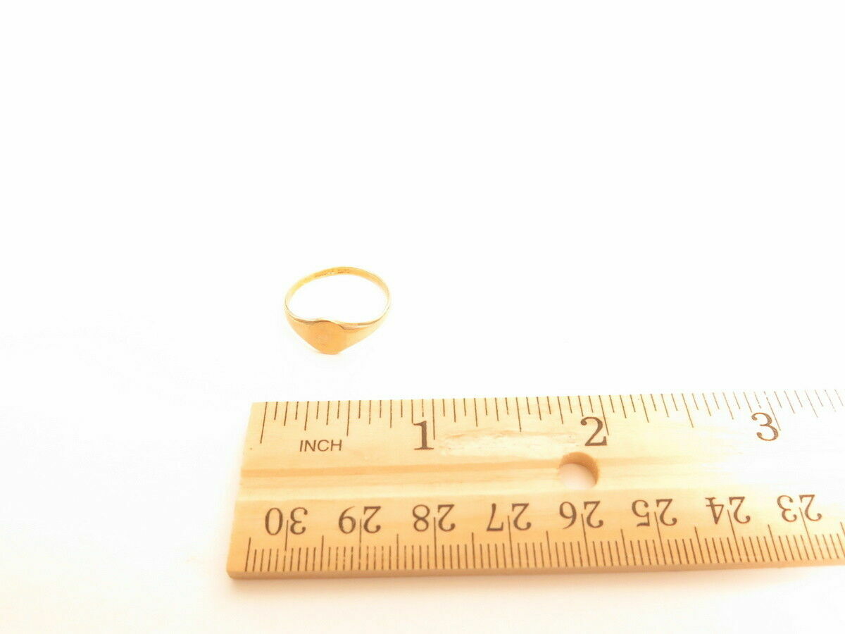 Vintage 18K HGE ESPO Esposito Gold Plated Monogram Assorted Signet Rings A806