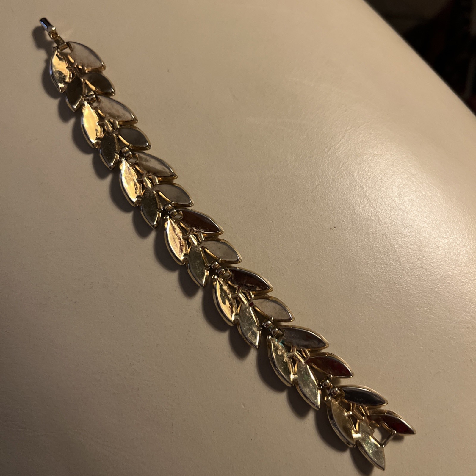 Crown Trifari Leaf Bracelet