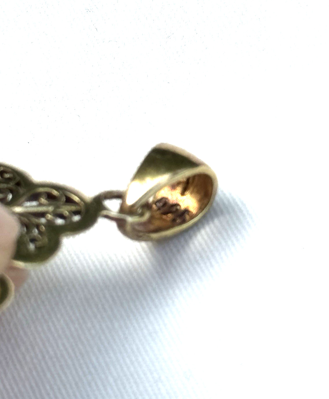 Vintage cross pendant 925 Sterling silver Italy