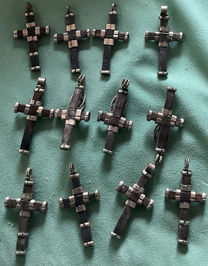 Vintage Cross Pendants. 12. Unusual Designs. Found In Jewelers Storage Unit.
