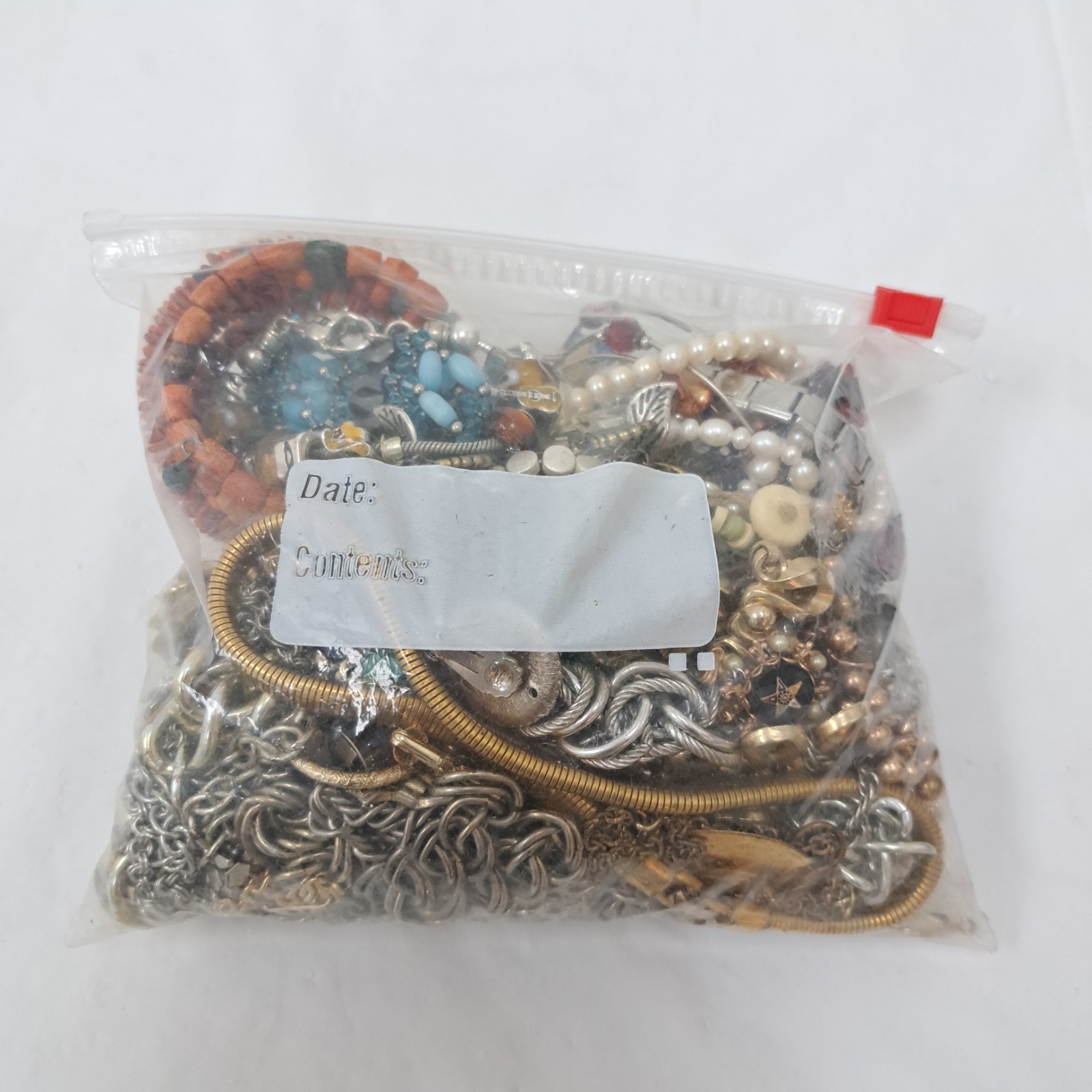 Bag Old Unsearched Jewelry Lot Vintage Estate Find Junk Drawer