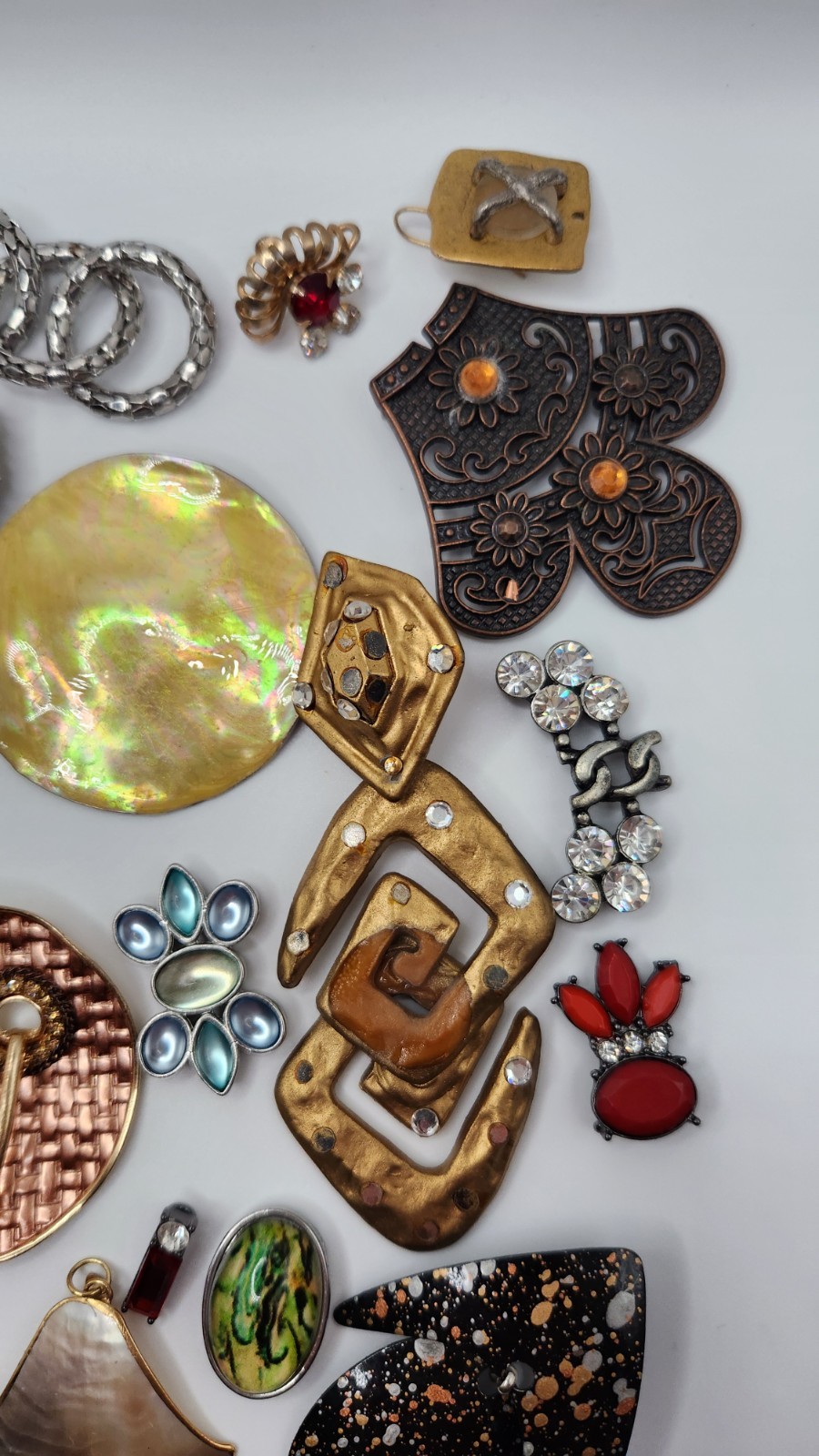 Craft Jewelry Pieces Junk Drawer 35 Different Pieces