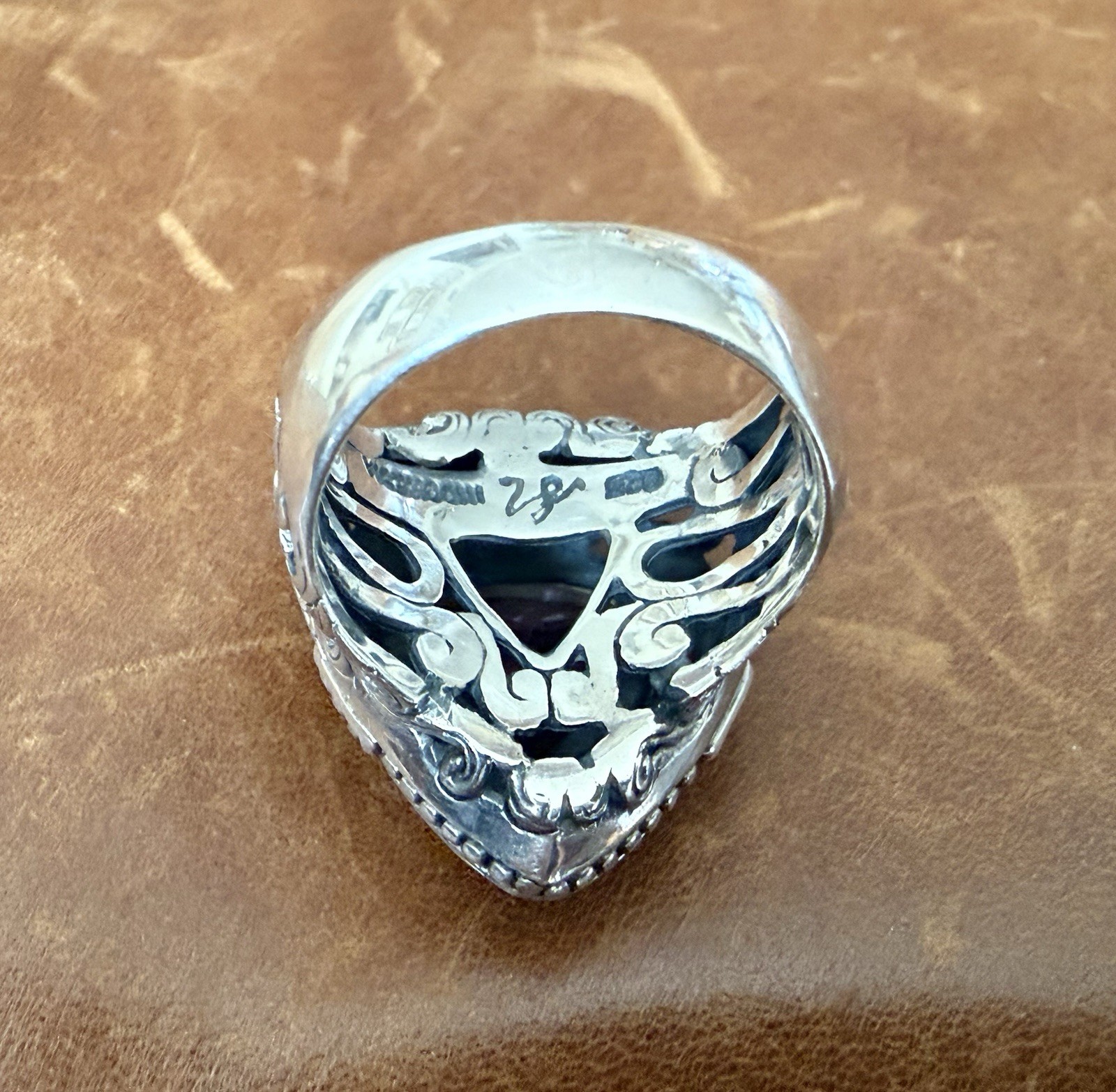 NWOT Robert Manse Amethyst “Beauty in Purple” 925 Sterling Silver Ring Size 6.26