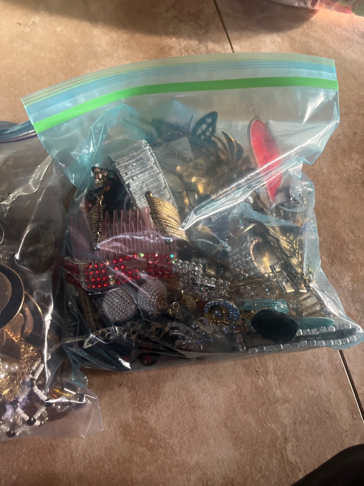 3lb Lot : Vintage / Modern Repair Repurpose Grab Bag Costume Jewelry Arts Craft