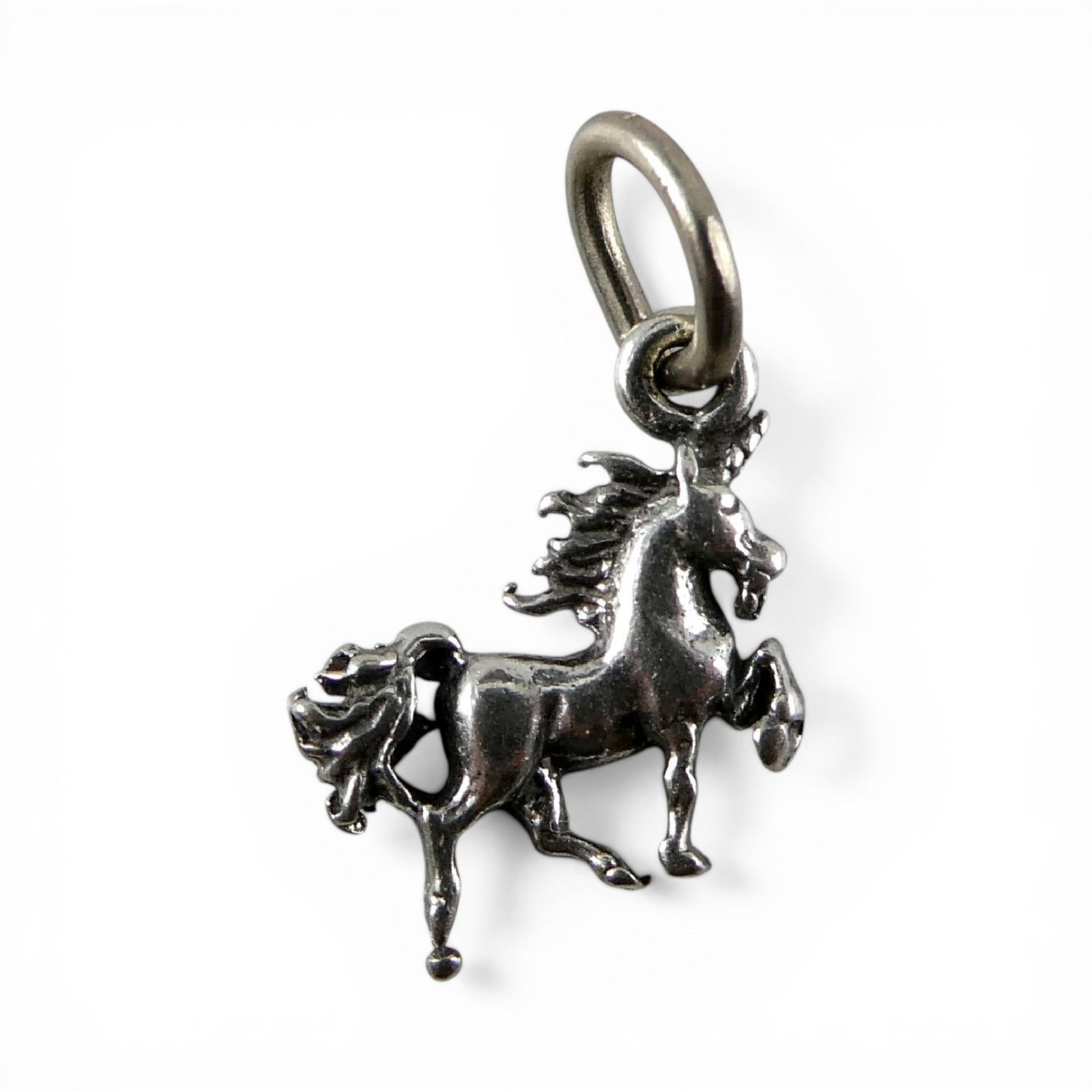 TINY Sterling Silver Unicorn Charm SMALL Miniature FINDING Bracelet CRAFT