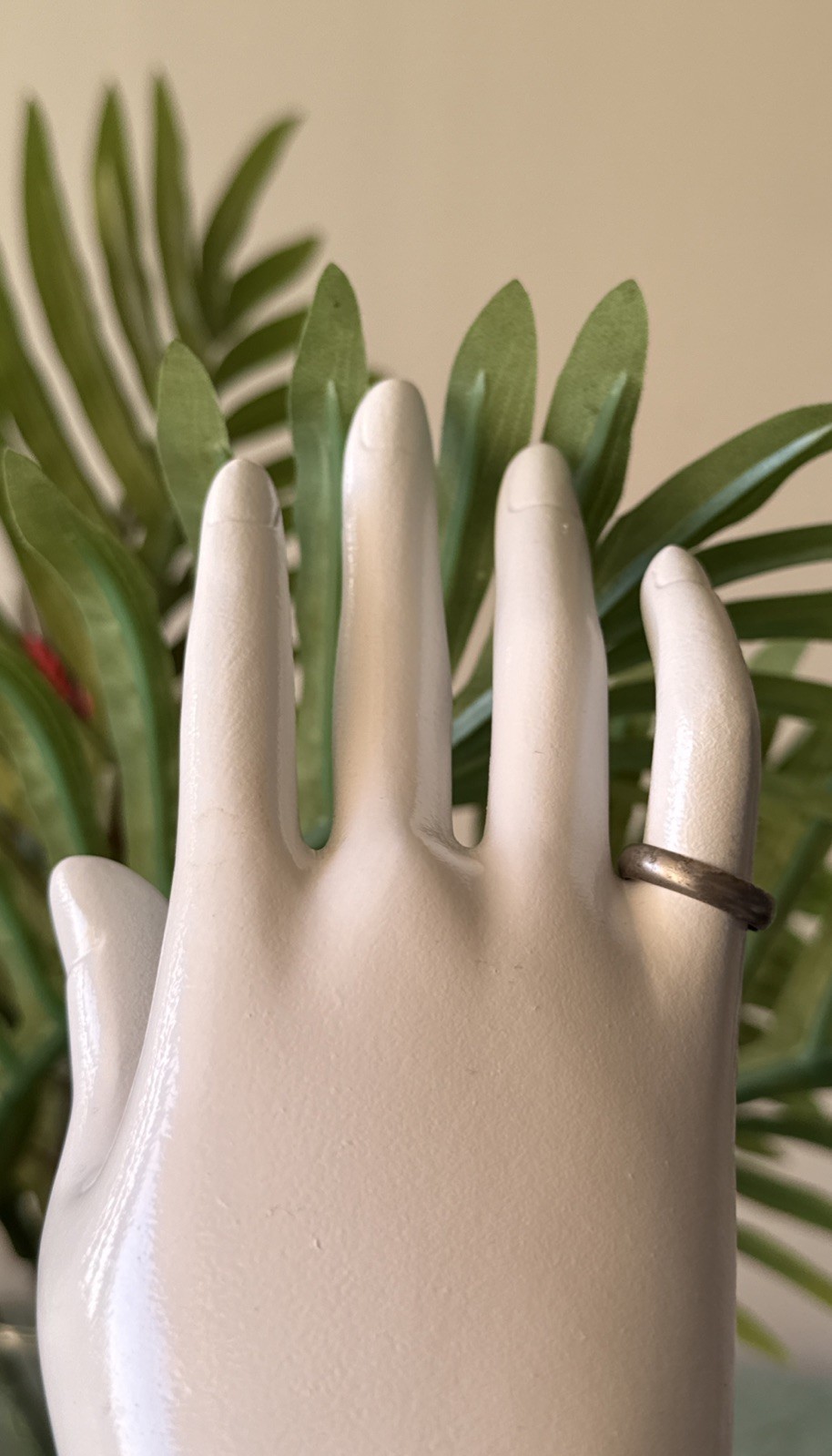 Vintage Uncas Band Ring Sterling Silver 925 4mm Width Size 5