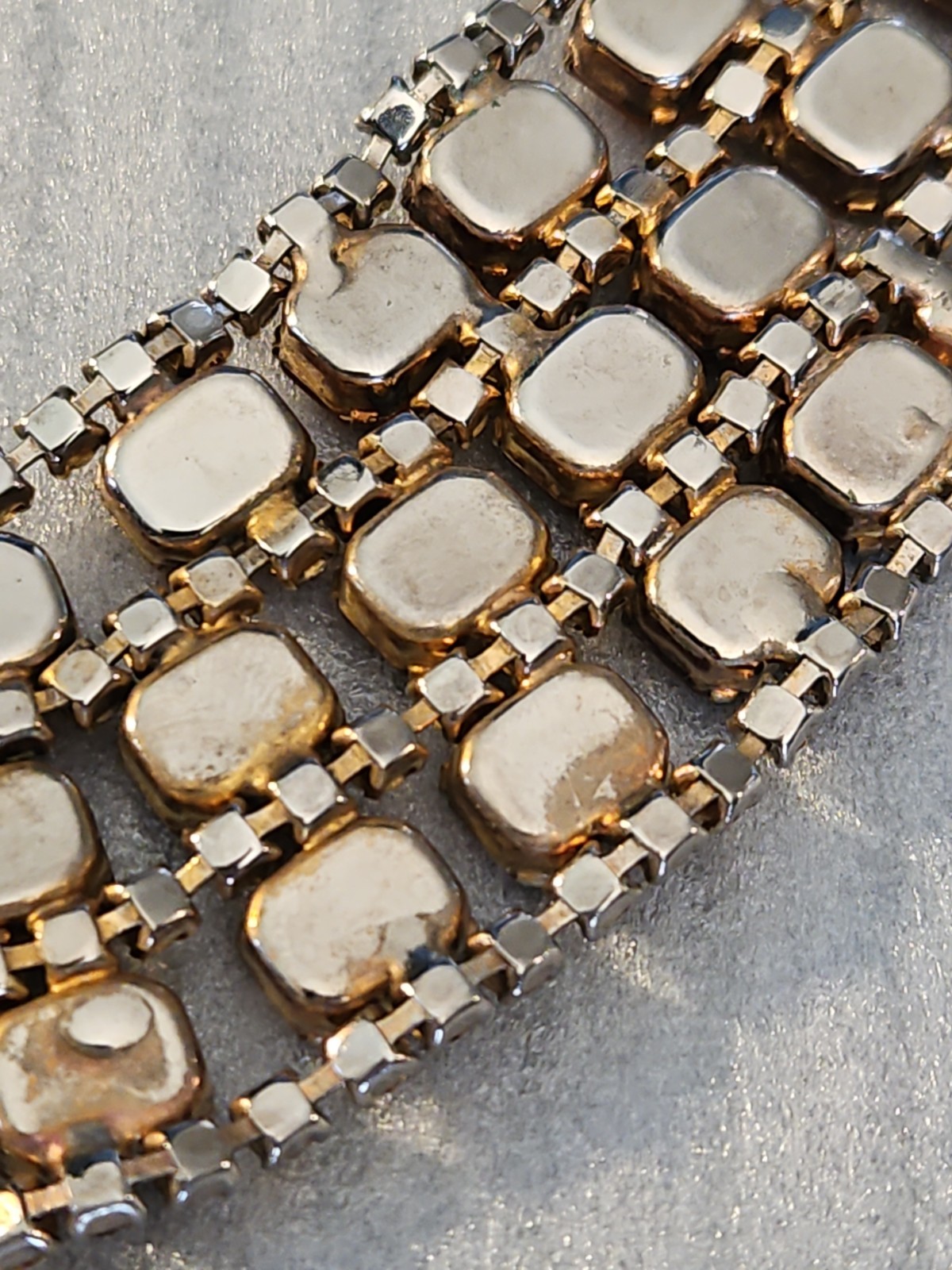 Gorgeous Estate Sale Find Vintage Citrine Collar Deco Style “Costume” Necklace!!