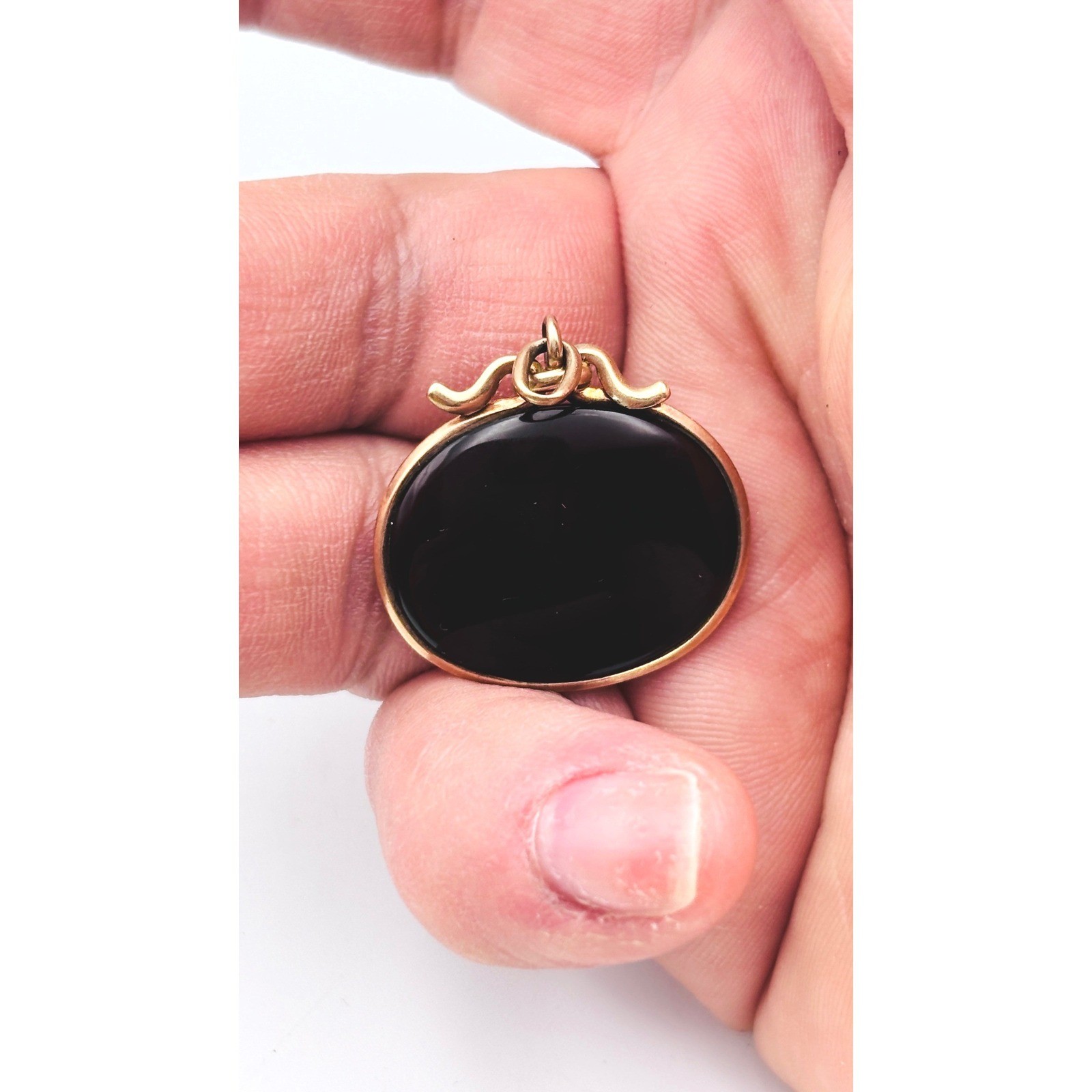Antique Victorian DRAGON Carnelian Intaglio WATCH FOB Roman Soldier Carved Oval