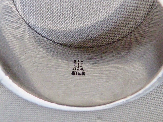 VINTAGE SIGNED JAMES AVERY SCRIPTURES OF RUTH STERLING SILVER WEDDING BAND 6.25