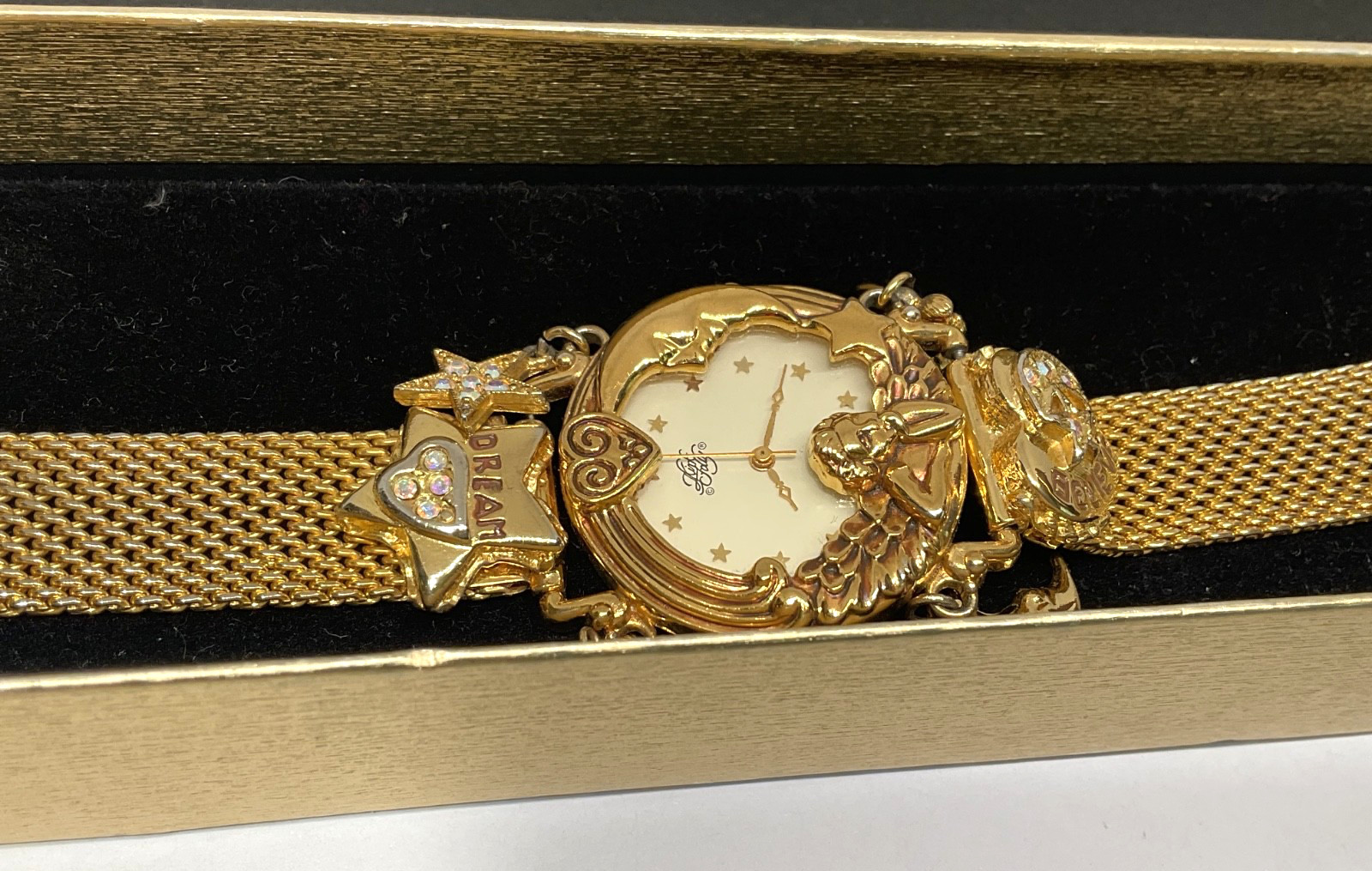 Kirks Folly Angel Time Celestial Anniversary Dream Believe Watch 1994 NIB