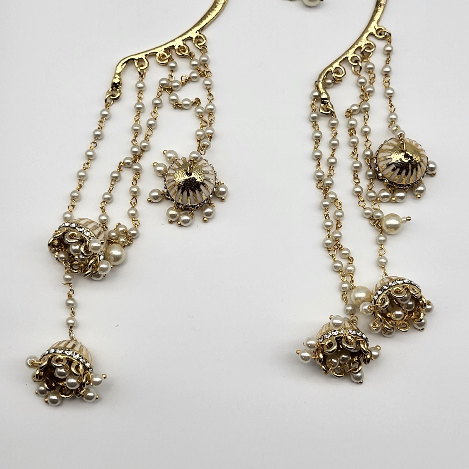 Vintage Earring Lot Long Ear Cuff Belly Dancer Hoho flamboyant Sexy