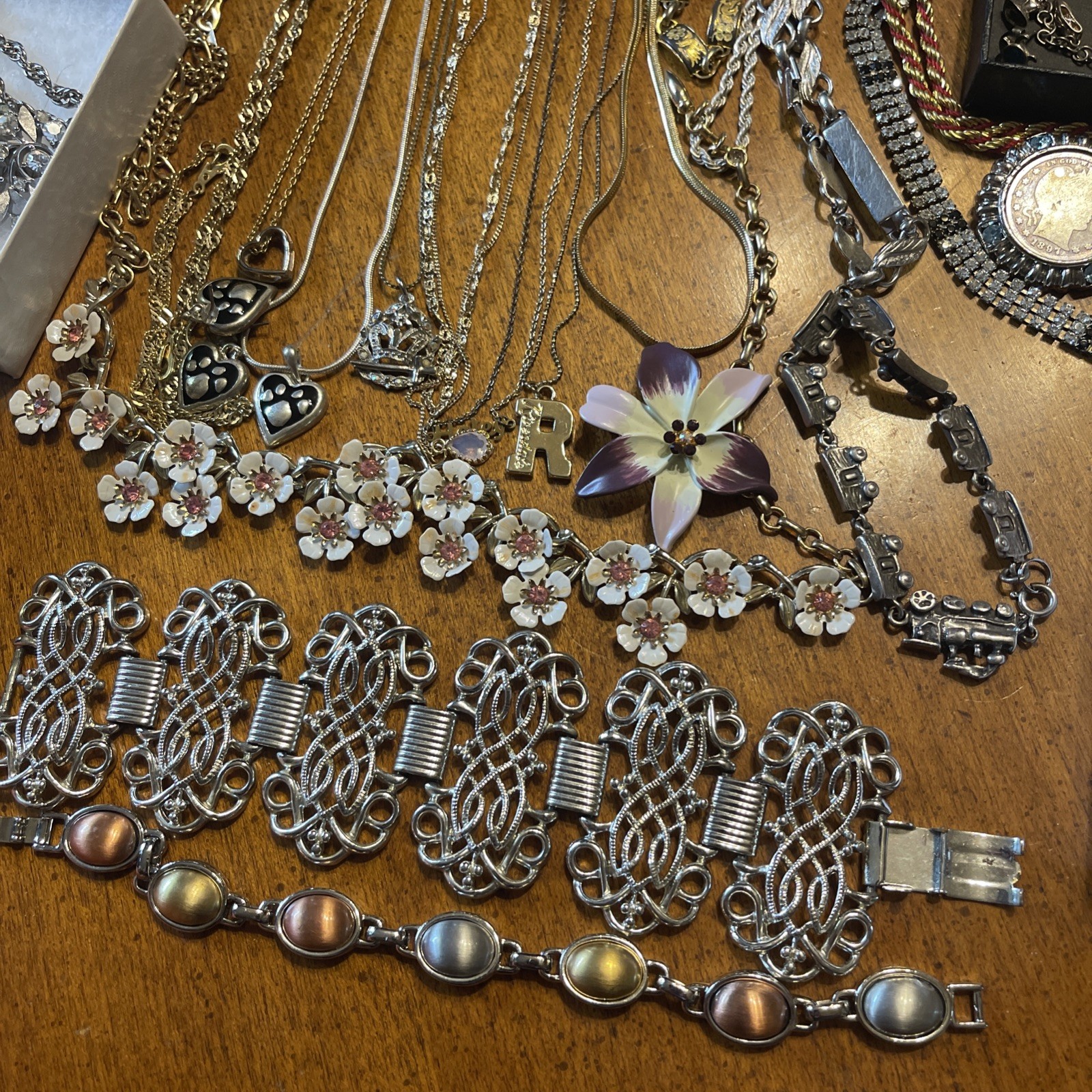 Huge Estate Vintage to Modern Jewelry Signed/unsigned Costume Mixed Lot