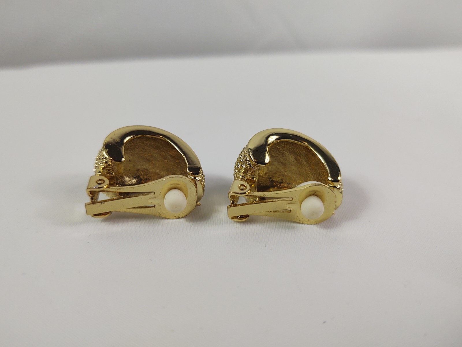 Vintage Necessities Sensitive Ears Clip Earrings Gold Tone Nickel Free Jewelry