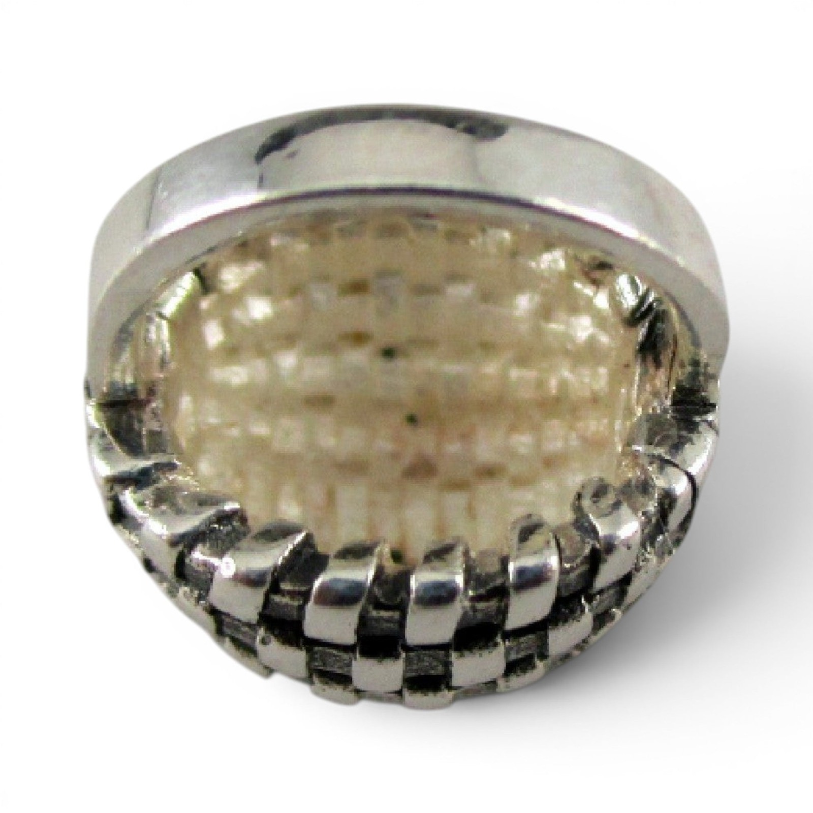 Sterling Silver Mini Granny Basket Charm for Bracelet Brown County BCB