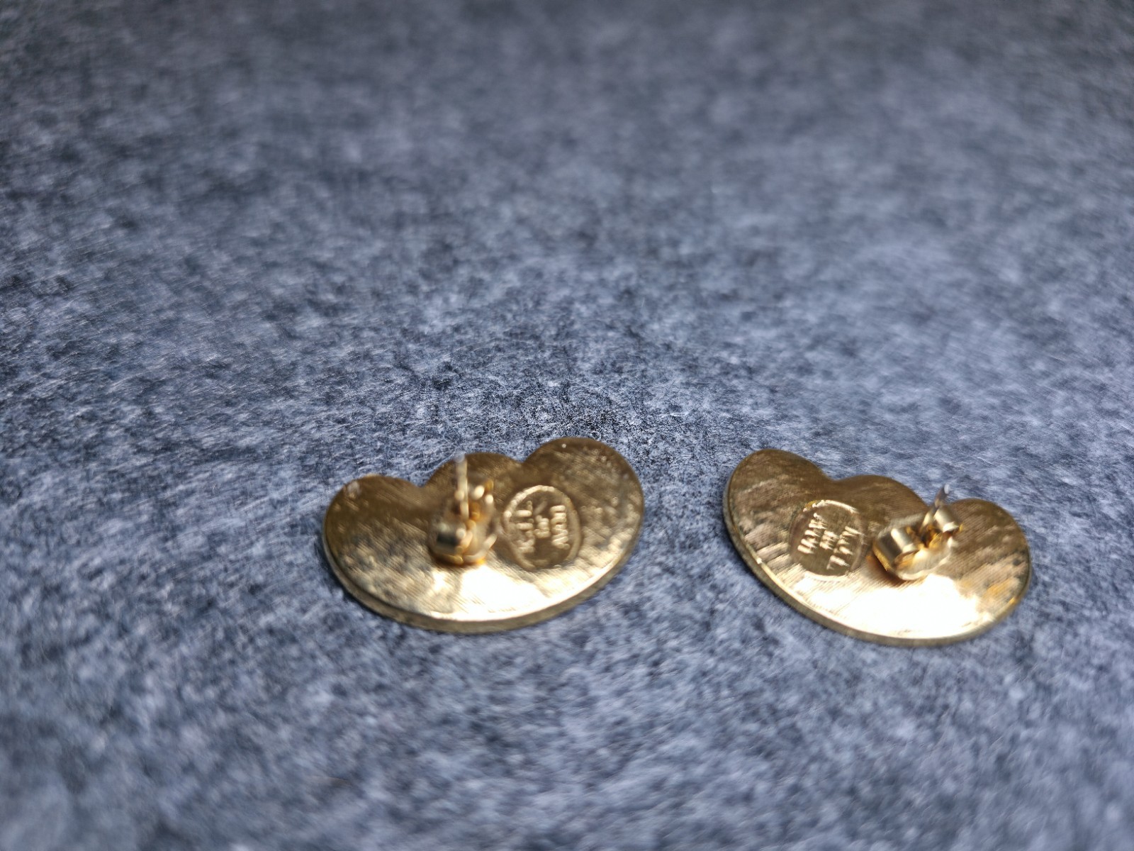 KJL Kenneth Jay Lane For Avon Earrings Butterfly Wings, Vintage