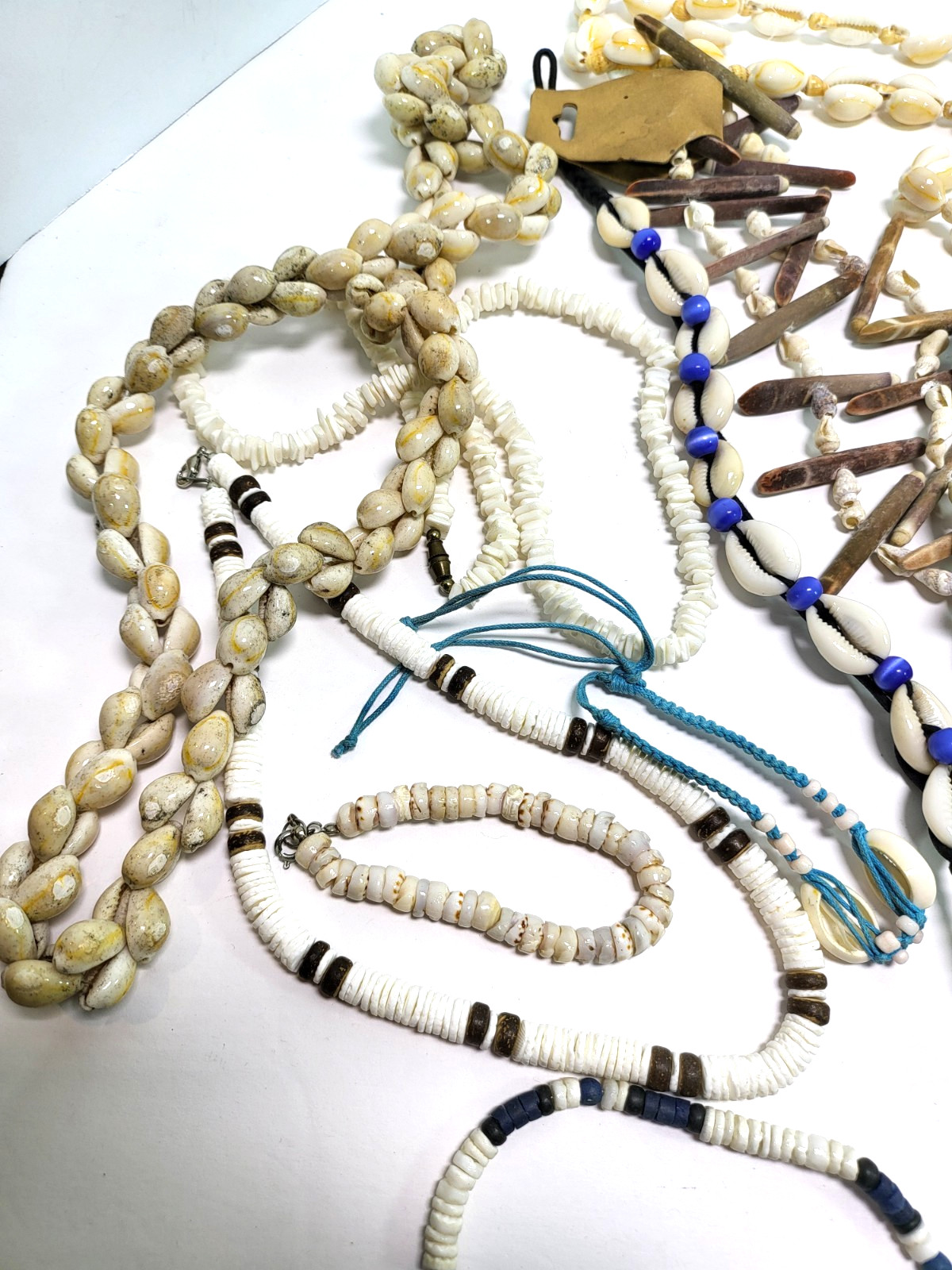 Over 1 lb Seashell Jewelry Lot Wearable Beach Boho Ocean Style VTG-New