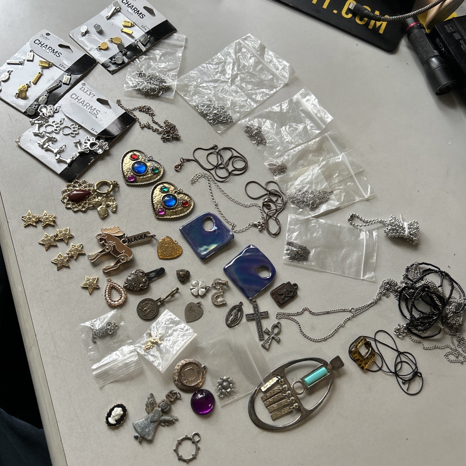 Vintage & Modern Pendants & Charms Lot