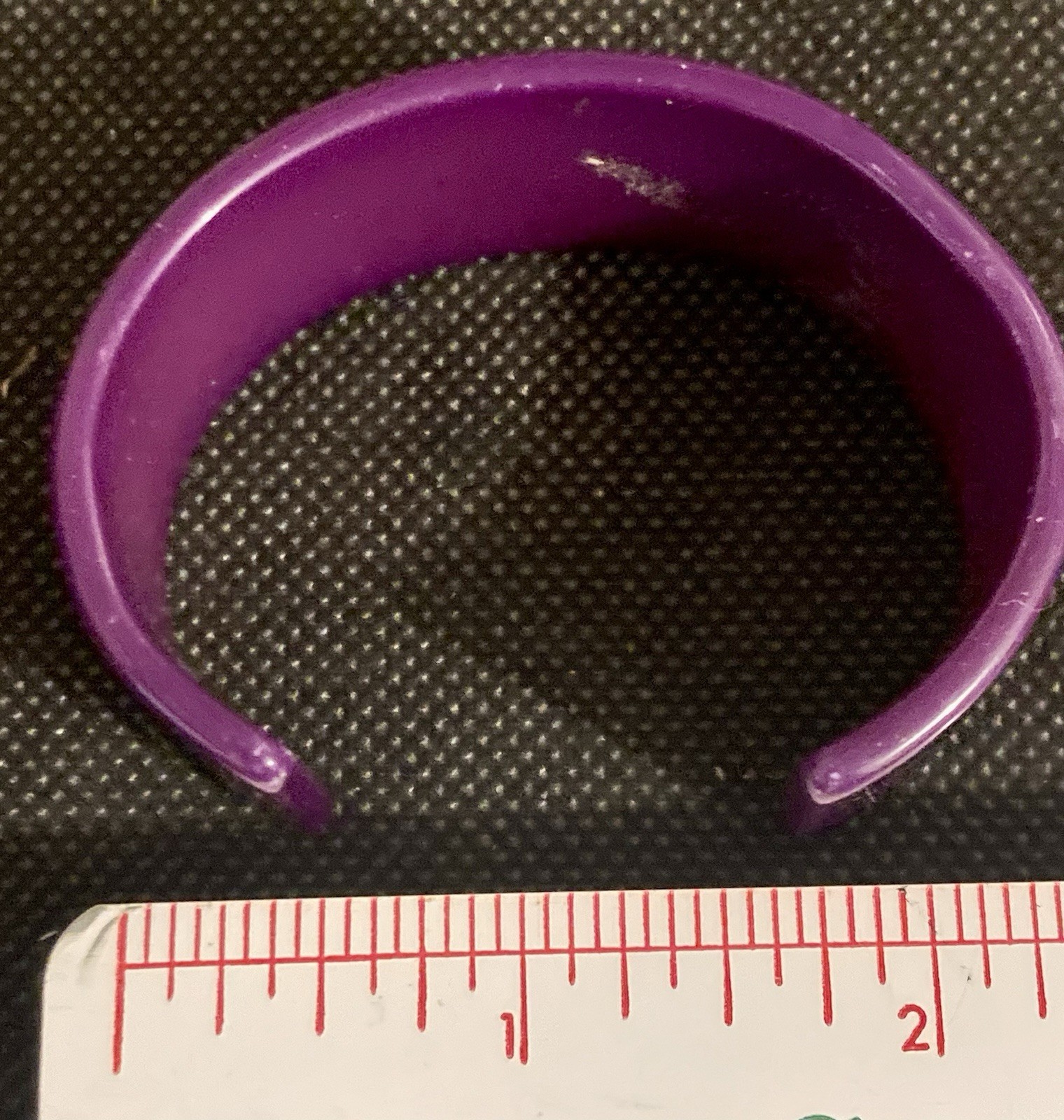 Vintage 1960’s Thick Lucite Bracelets 2 3/8″ For Small Wrists Set of 4