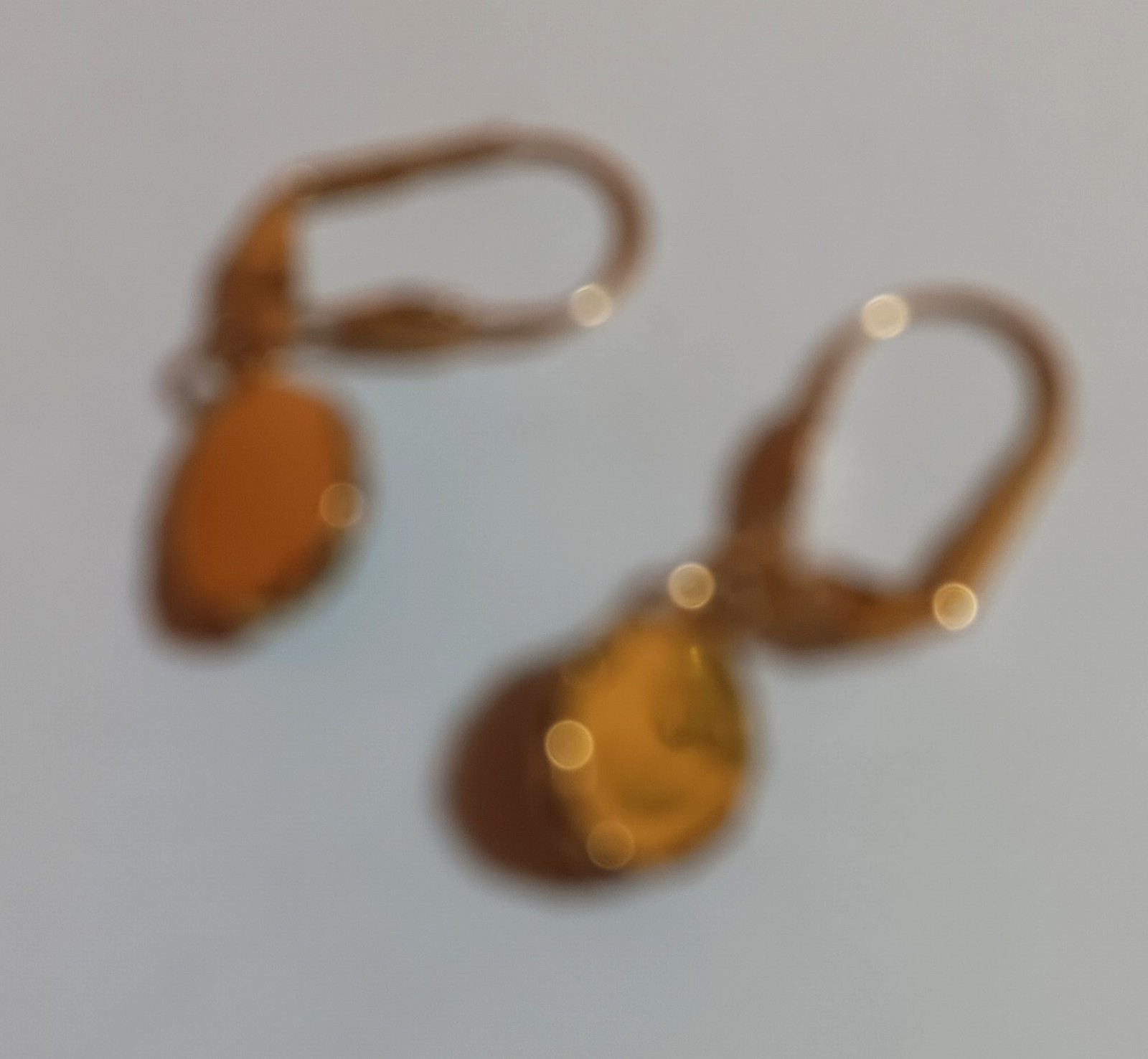Vtg Egyptian Revival! Simulated? Jade Scarabs, Gold-tone Setting, Pierce Earring