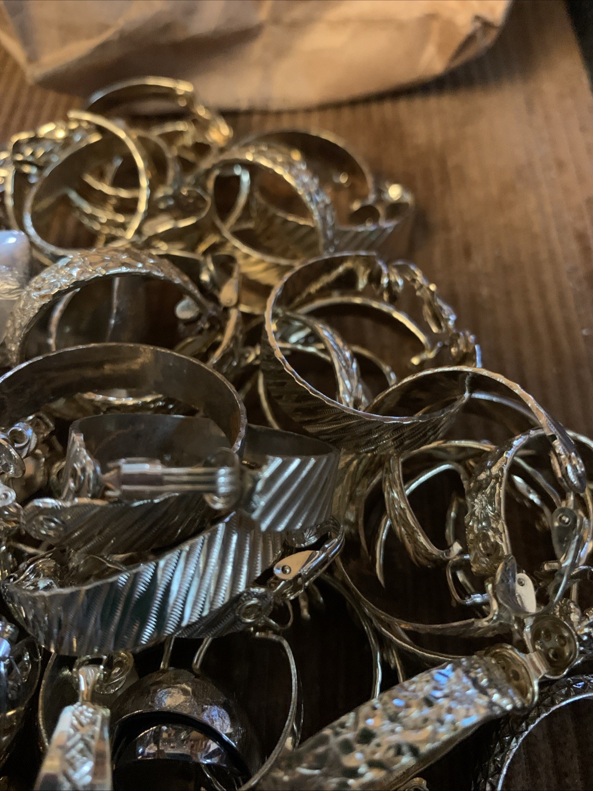 Vintage Attic Jewelry Find 28 Pair Earrings Unused in Bag