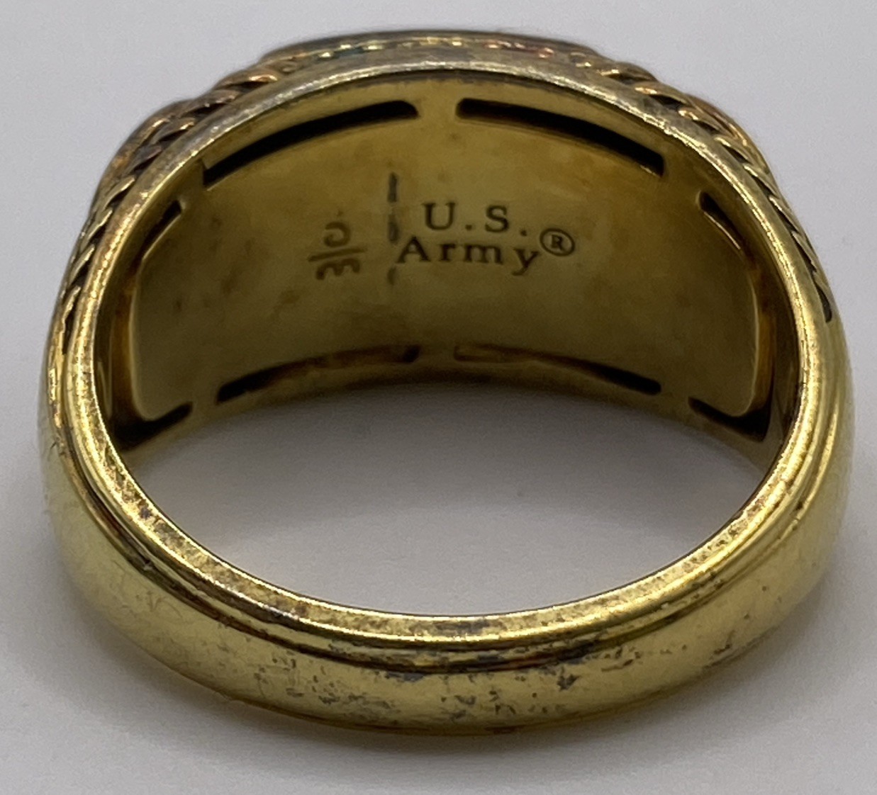Vintage U.S. Army “Freedom Isn’t Free” Patriot Ring Sz11 10.3g