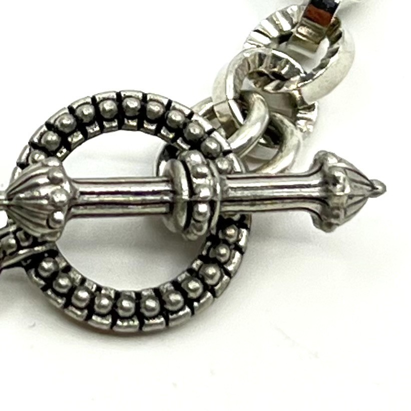 Vintage Silver Tone Purple Grape Cluster Charm Bracelet Toggle Boho Y2K 7.25″