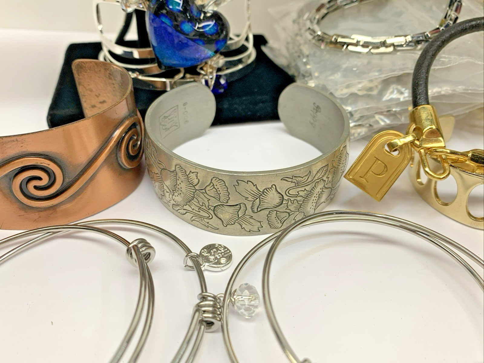 Lot of 70 Bracelets Vintage To Modern Variety of Color Styles Costume Jewelry
