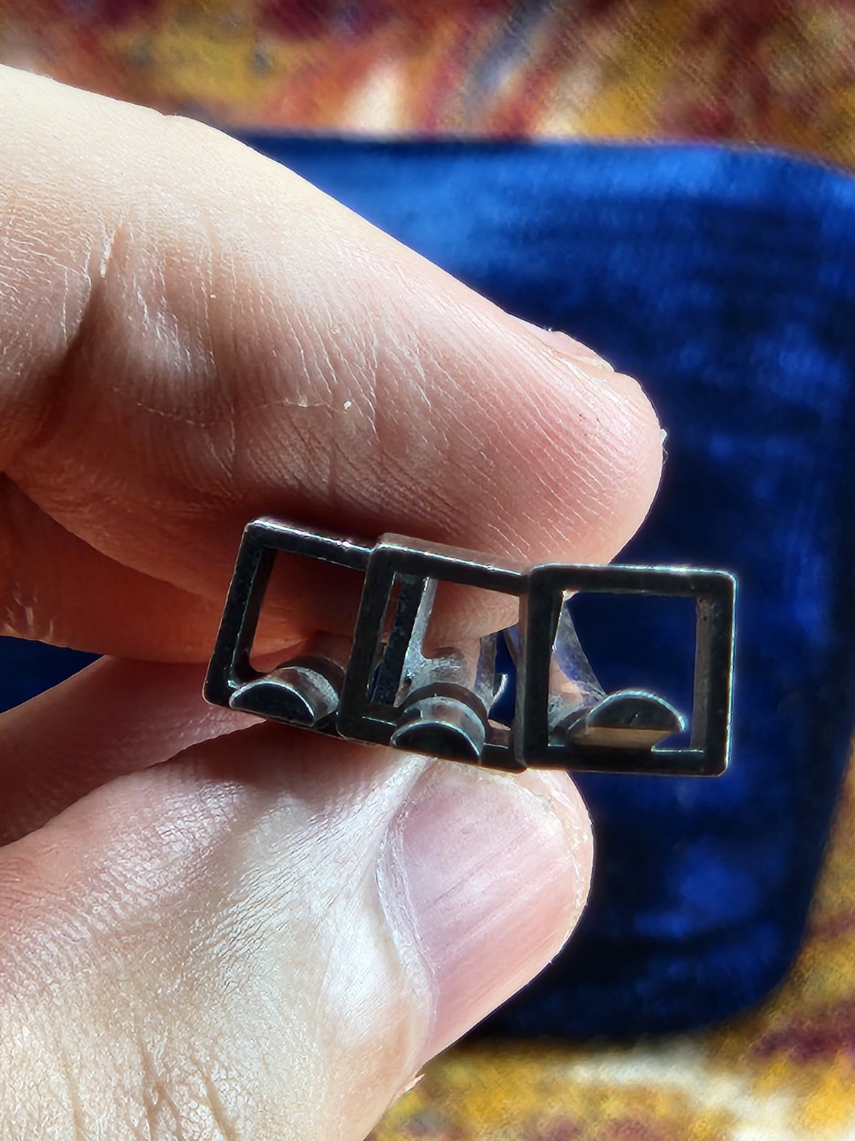 Mid-Century Modern Vintage Brutalist Pin Brooch-Unknown Artist