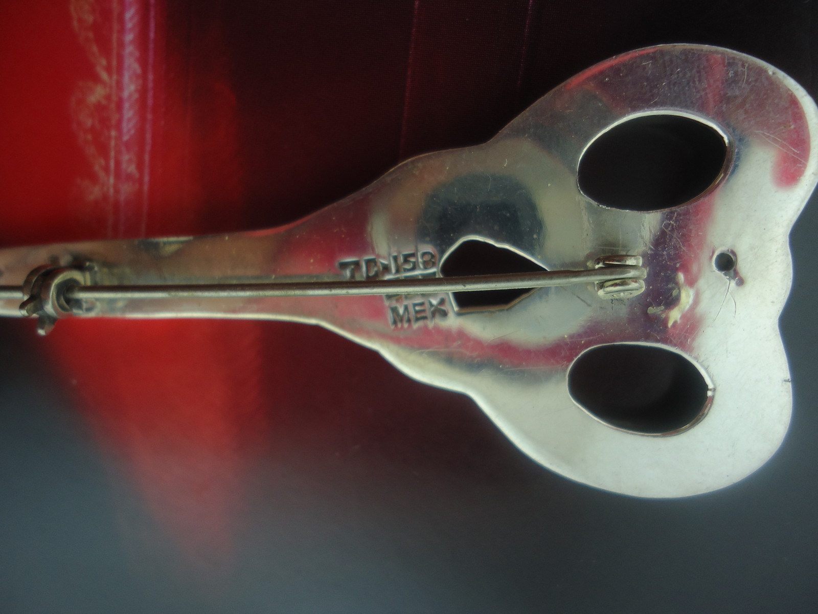 VINTAGE STERLING SILVER 925 SIZZER PIN – BROOCH 10.9GRAMS