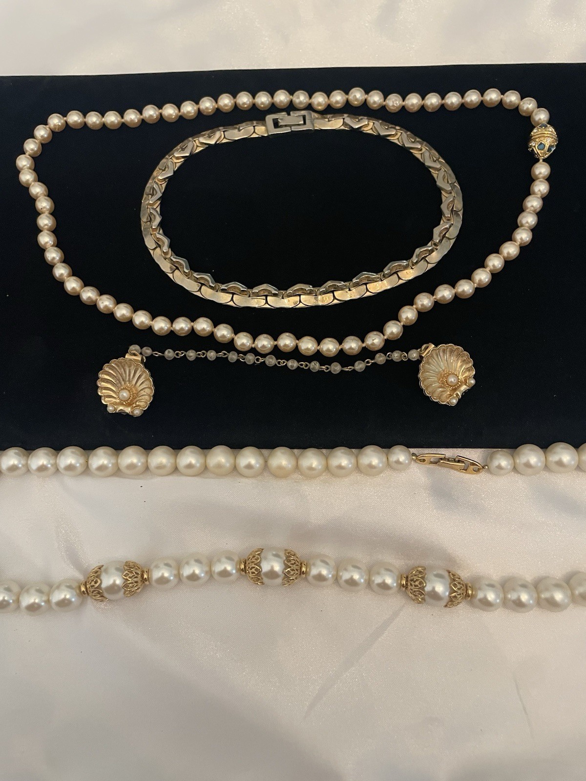Junk Jewelry FOR CRAFTS WEAR PICS 1 & 2 Necklaces Watches Brooch Some SIGNED #3
