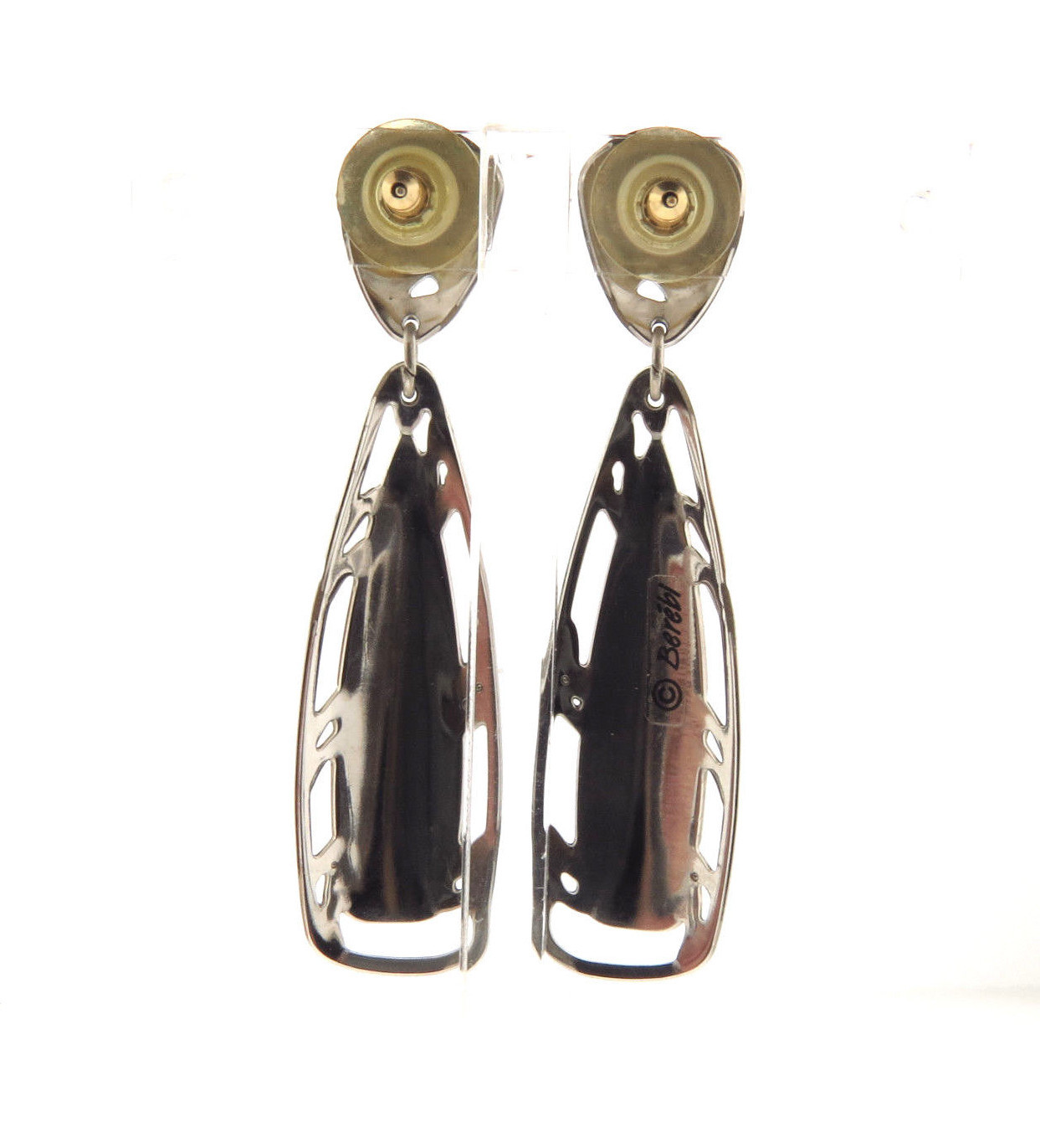 Berebi Enamel Dangle Earrings Gold tone