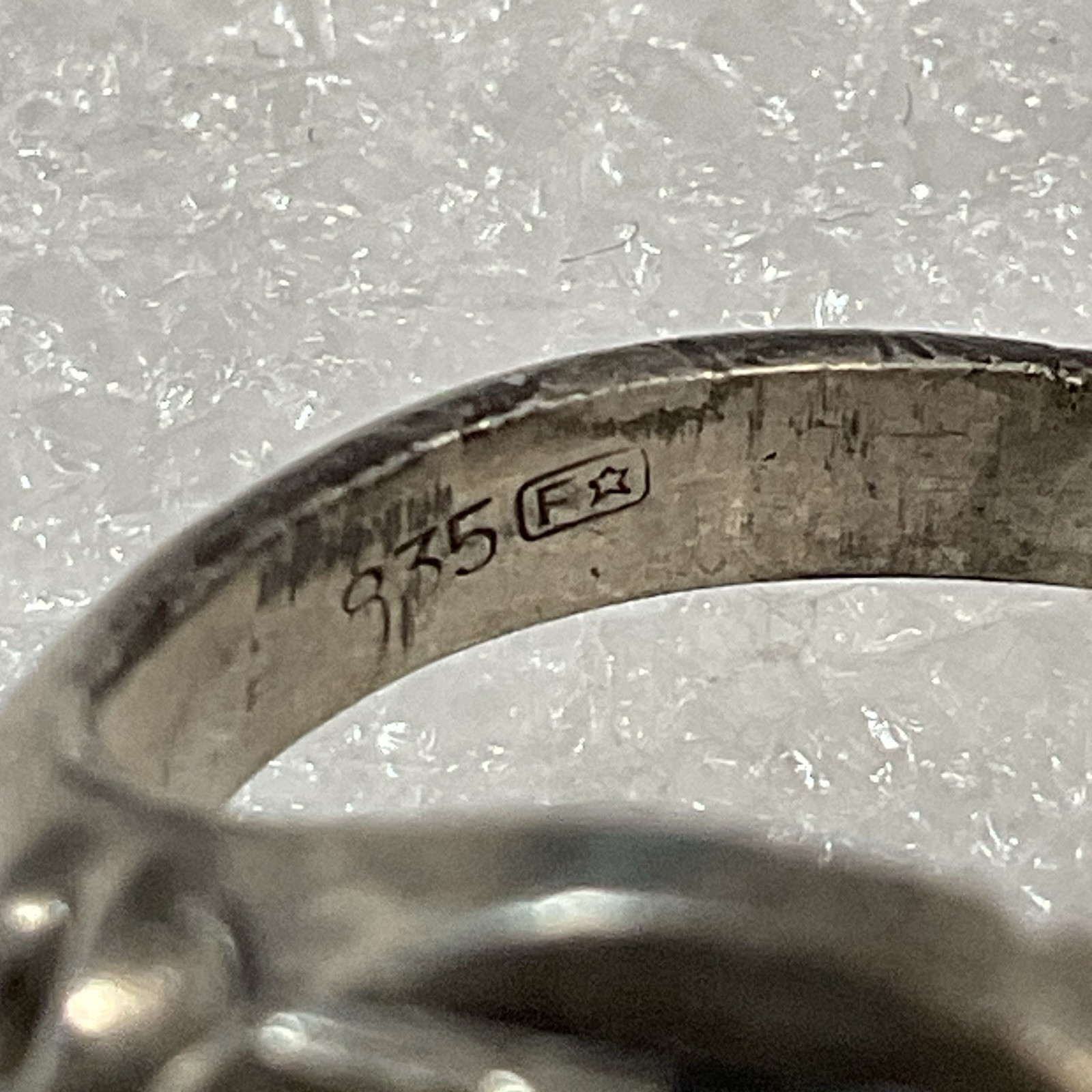 Heidelberg Germany 835 Silver Ring US Size 6 Worn GnuFashion