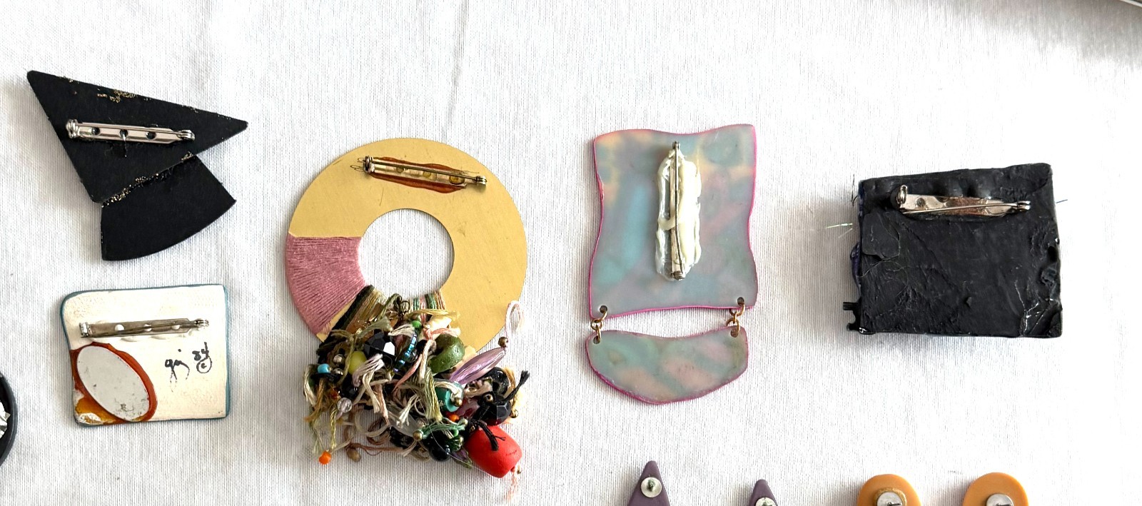 25 Vintage enamel retro earrings collection clip pierced 1980’s mod jewelry lot