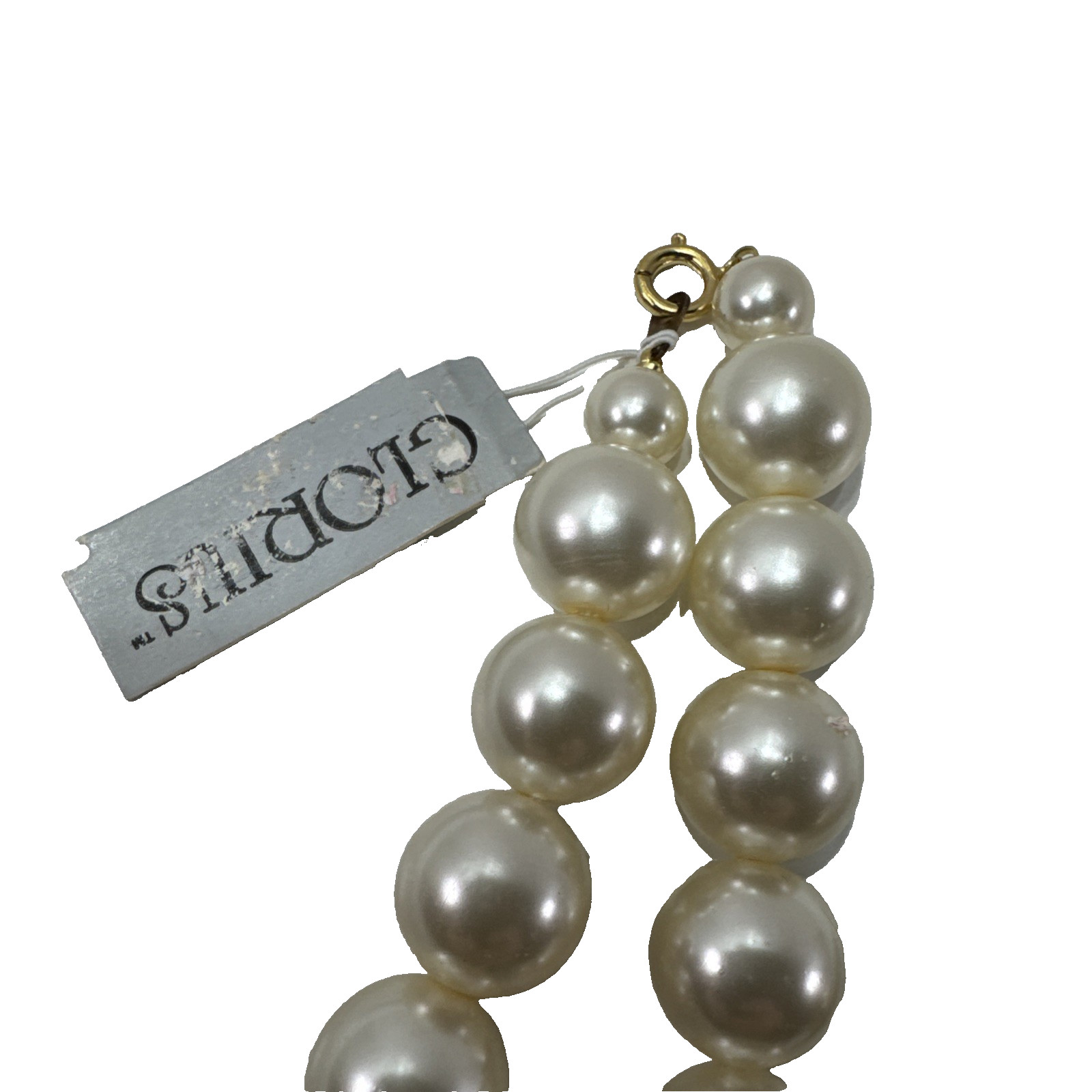 NEW OLD STOCK Vintage GLORIUS BRAND 80s Chunky Costume Necklace & Earrings